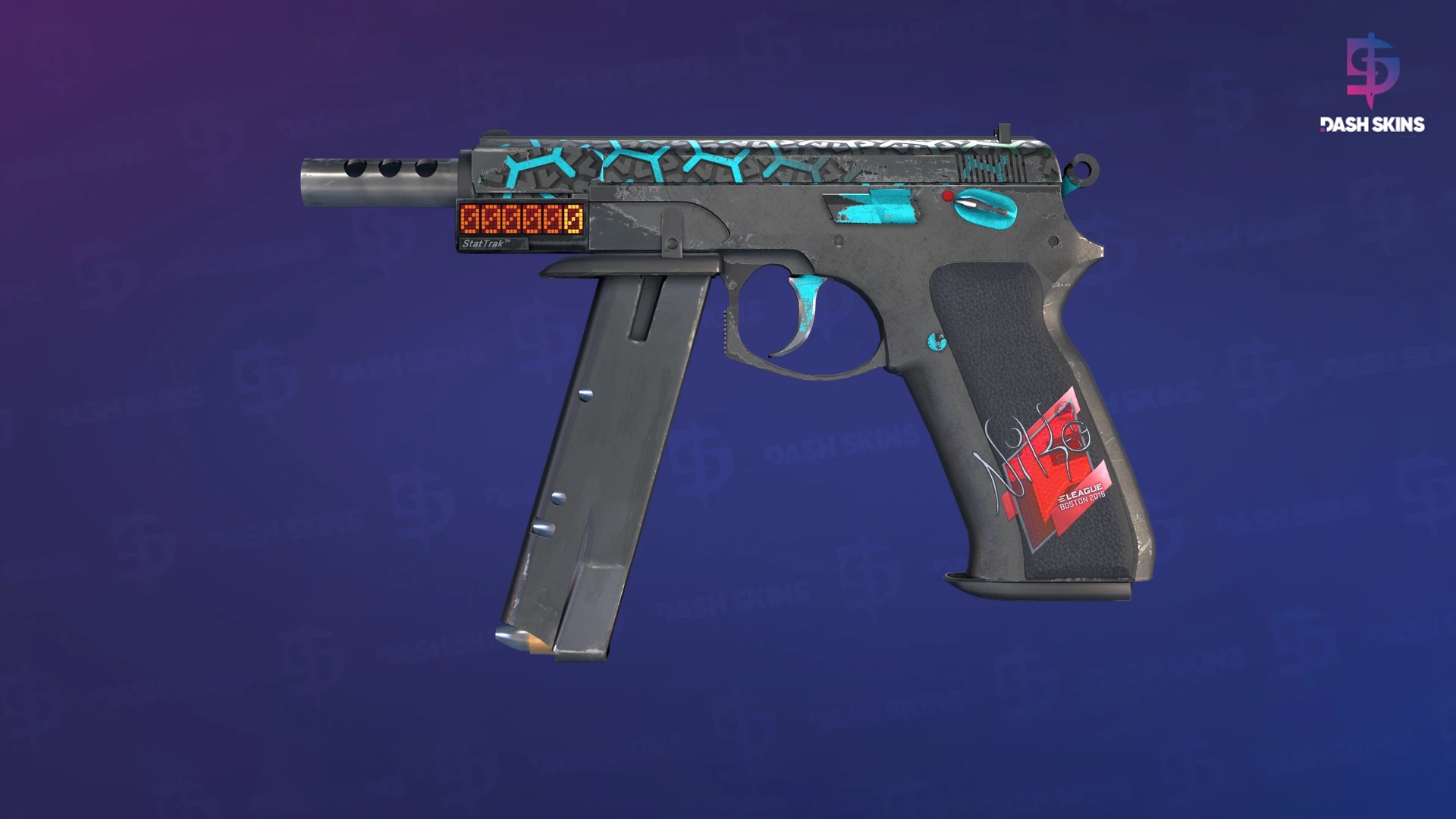 StatTrak™ CZ75-Auto | Polymer (Well-Worn) Screenshot Playside