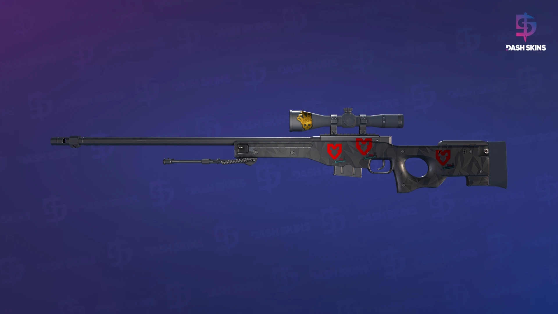 AWP | Graphite (Factory New) Screenshot Playside