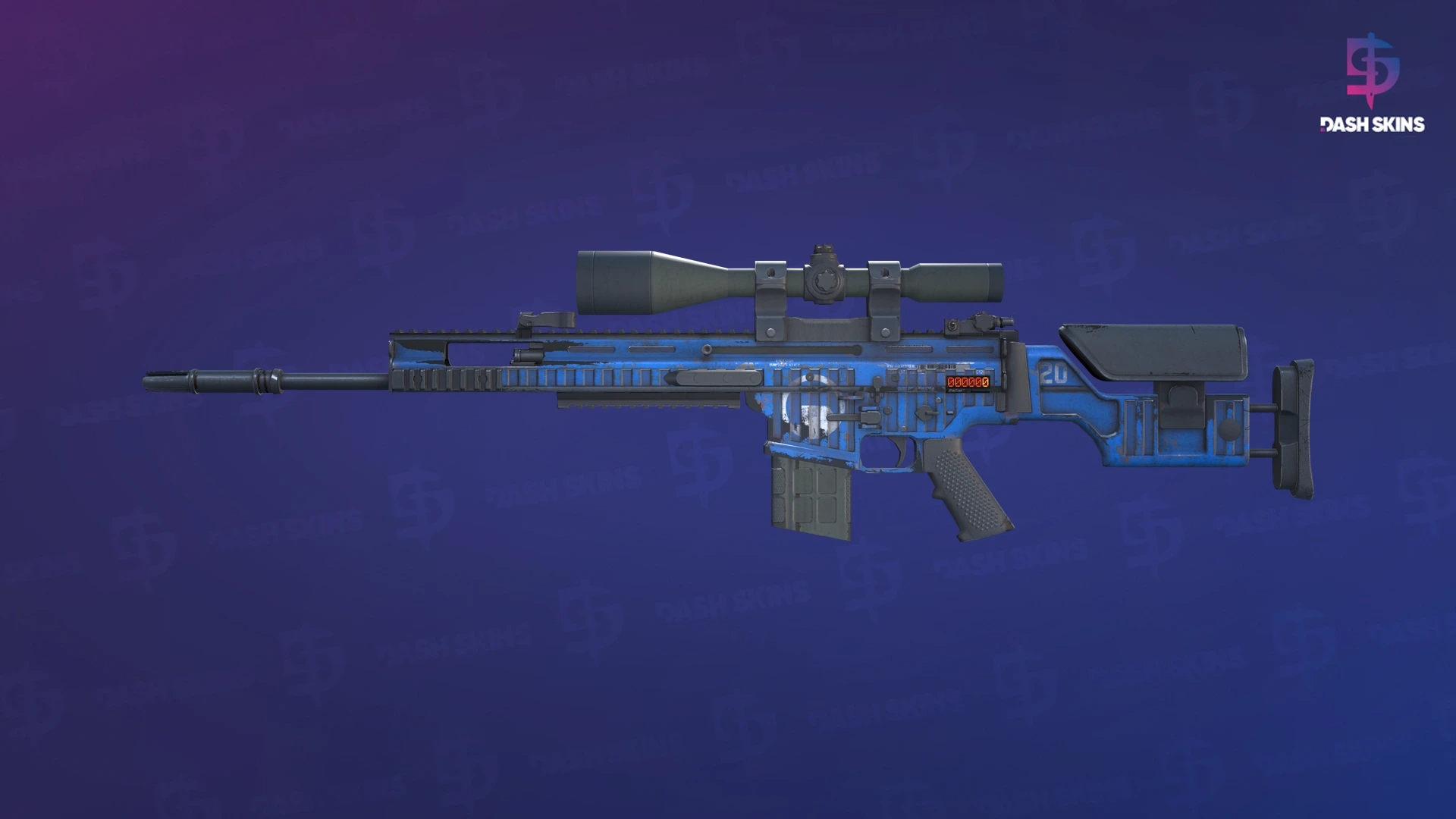 StatTrak™ SCAR-20 | Assault (Field-Tested) Screenshot Playside