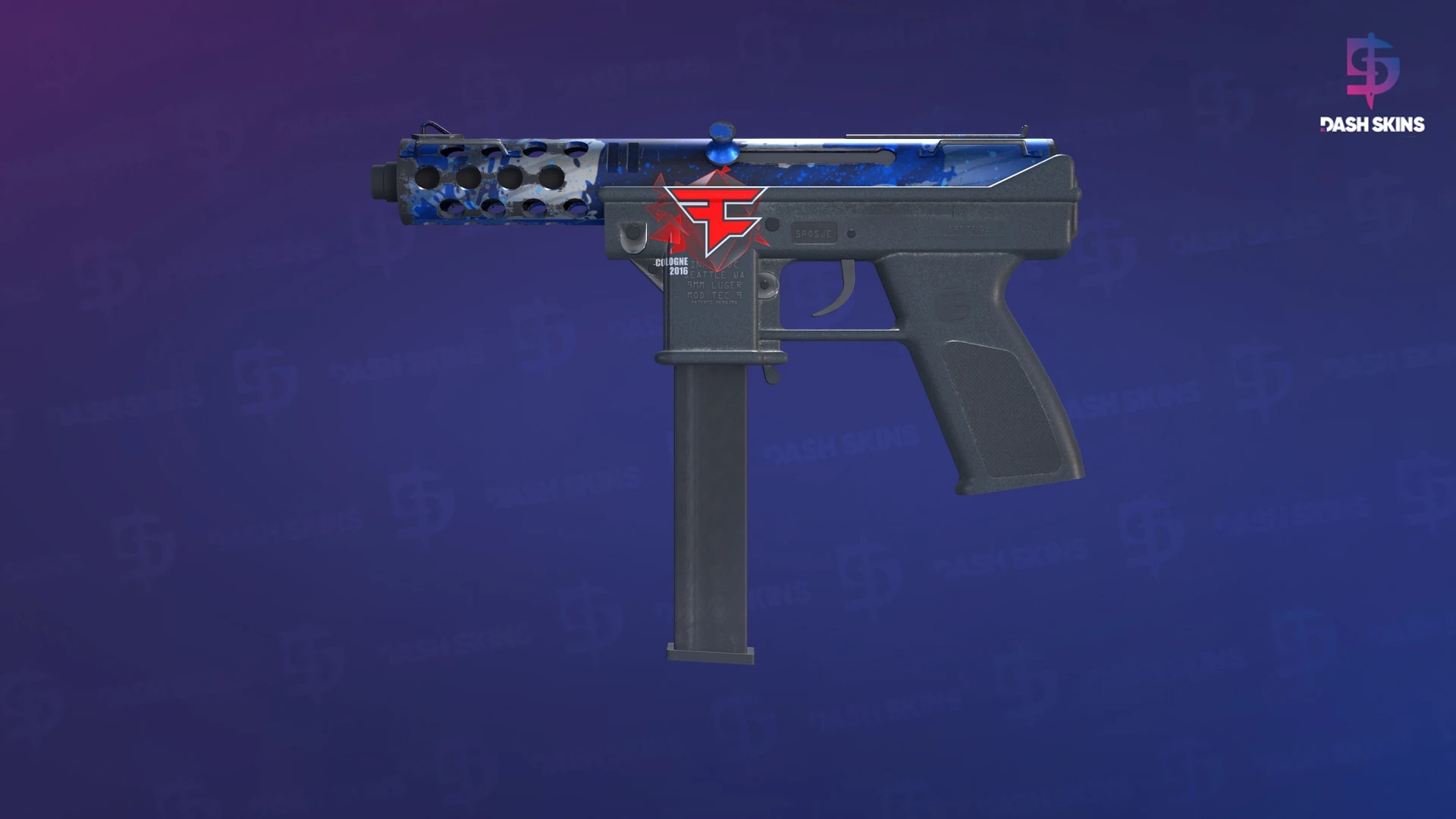 Tec-9 | Ice Cap (Field-Tested) Screenshot Playside
