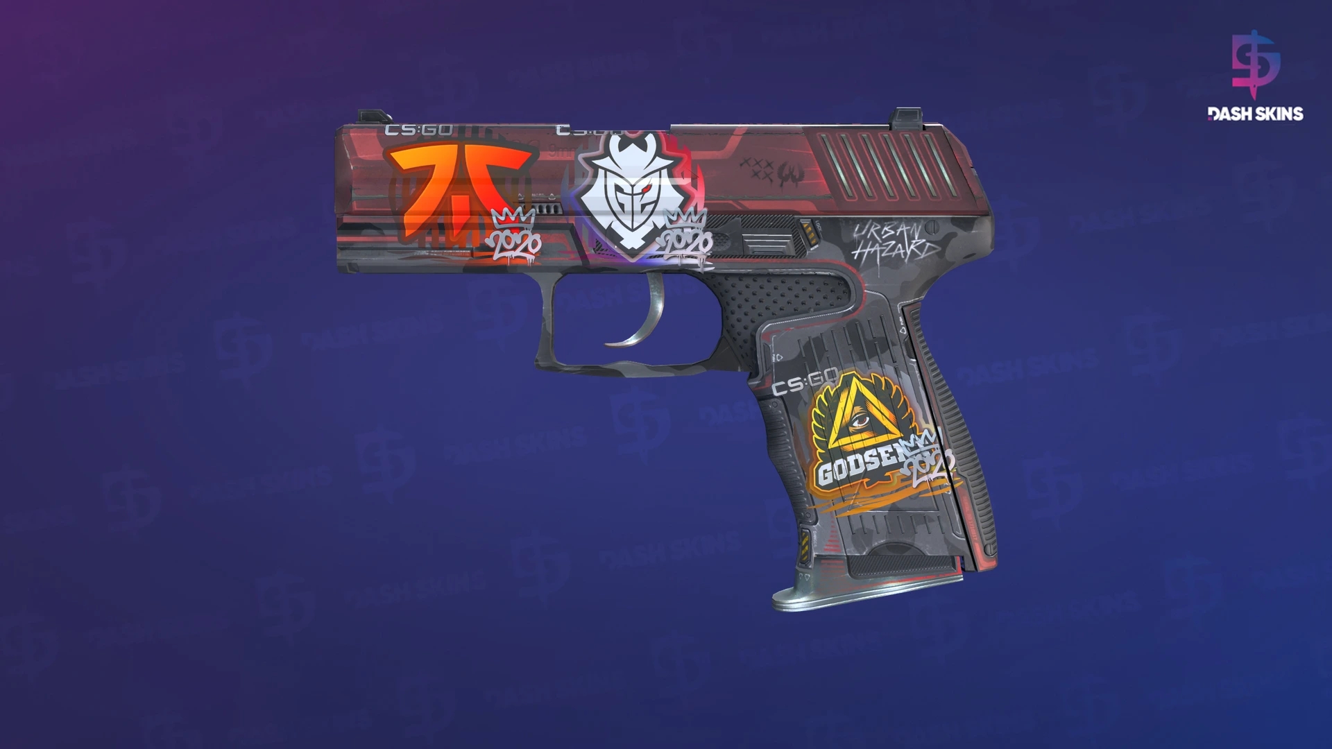 P2000 | Urban Hazard (Minimal Wear) Screenshot Playside