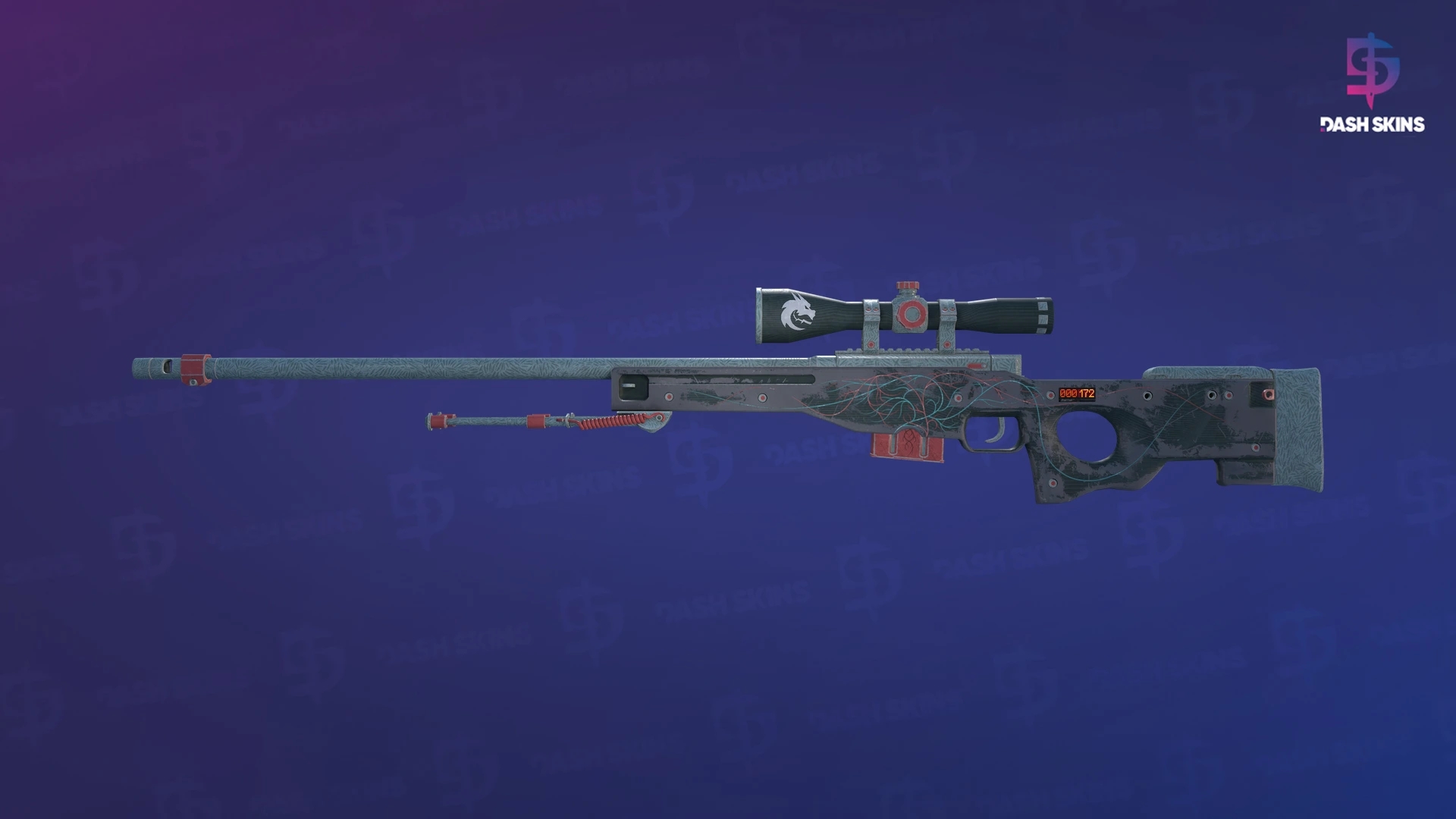 StatTrak™ AWP | Capillary (Battle-Scarred) Screenshot Playside