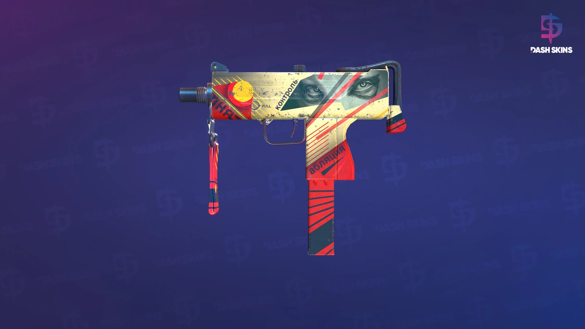 MAC-10 | Propaganda (Well-Worn) Screenshot Playside