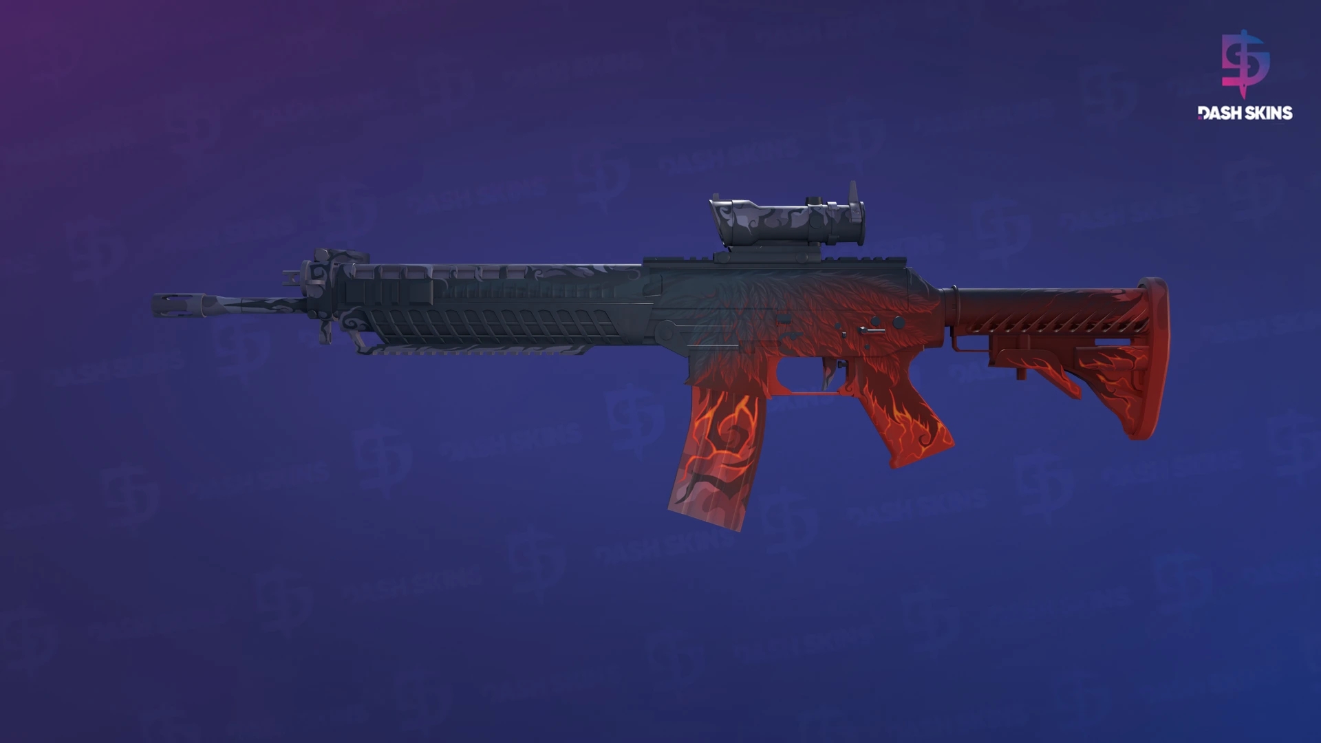 SG 553 | Darkwing (Factory New) Screenshot Playside