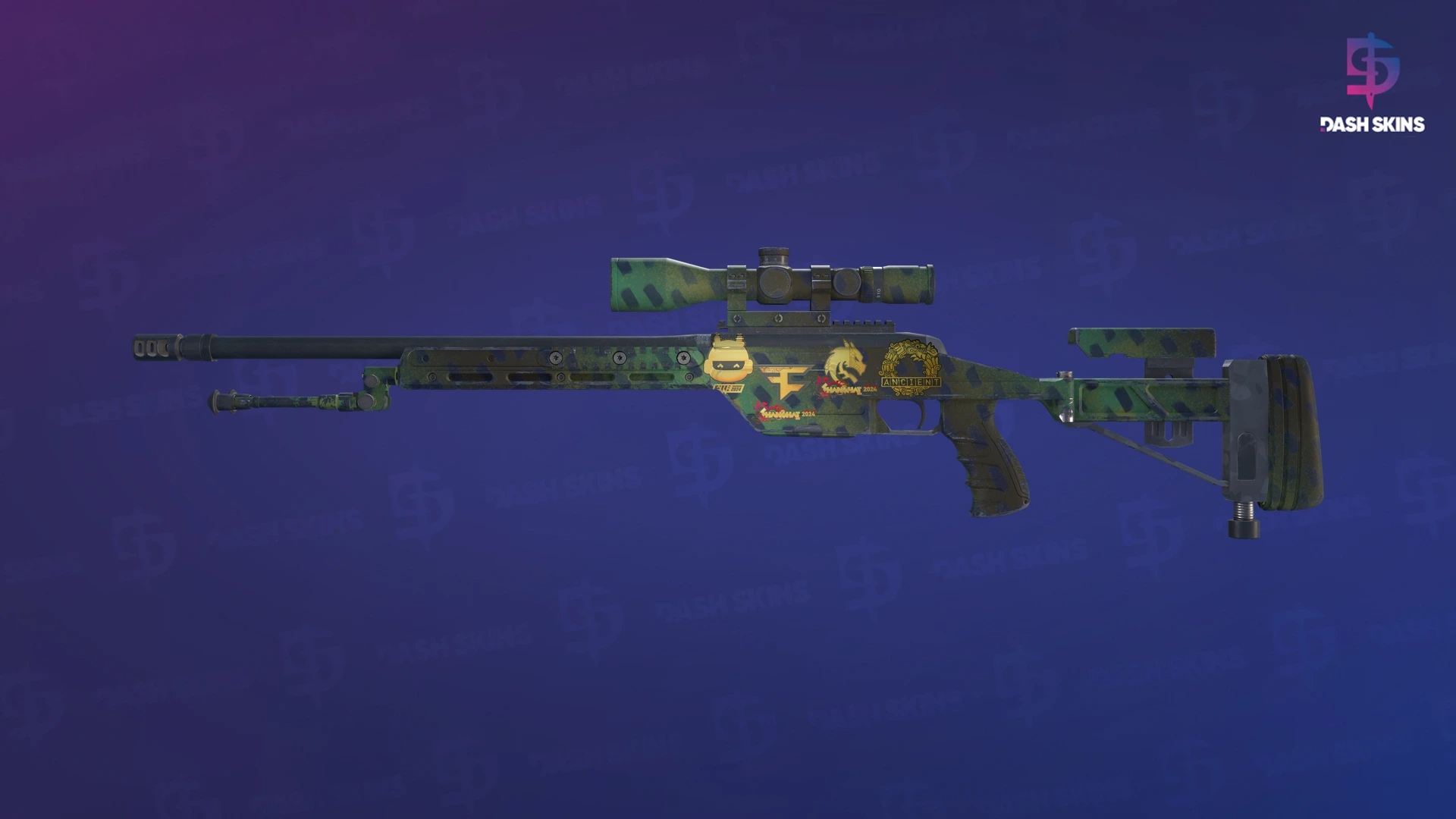 Souvenir SSG 08 | Jungle Dashed (Minimal Wear) Screenshot Playside
