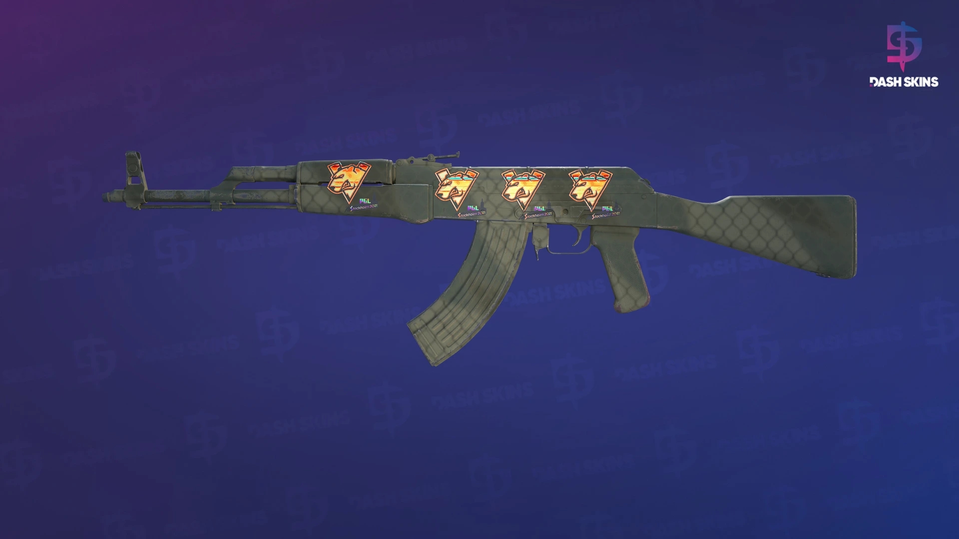 AK-47 | Safari Mesh (Minimal Wear) Screenshot Playside
