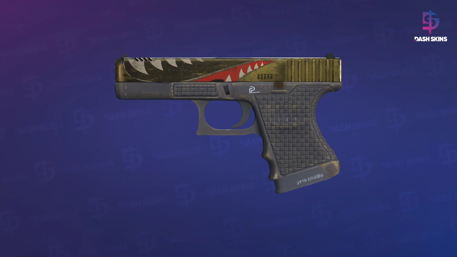 Glock-18 | Warhawk (Minimal Wear) Screenshot Playside