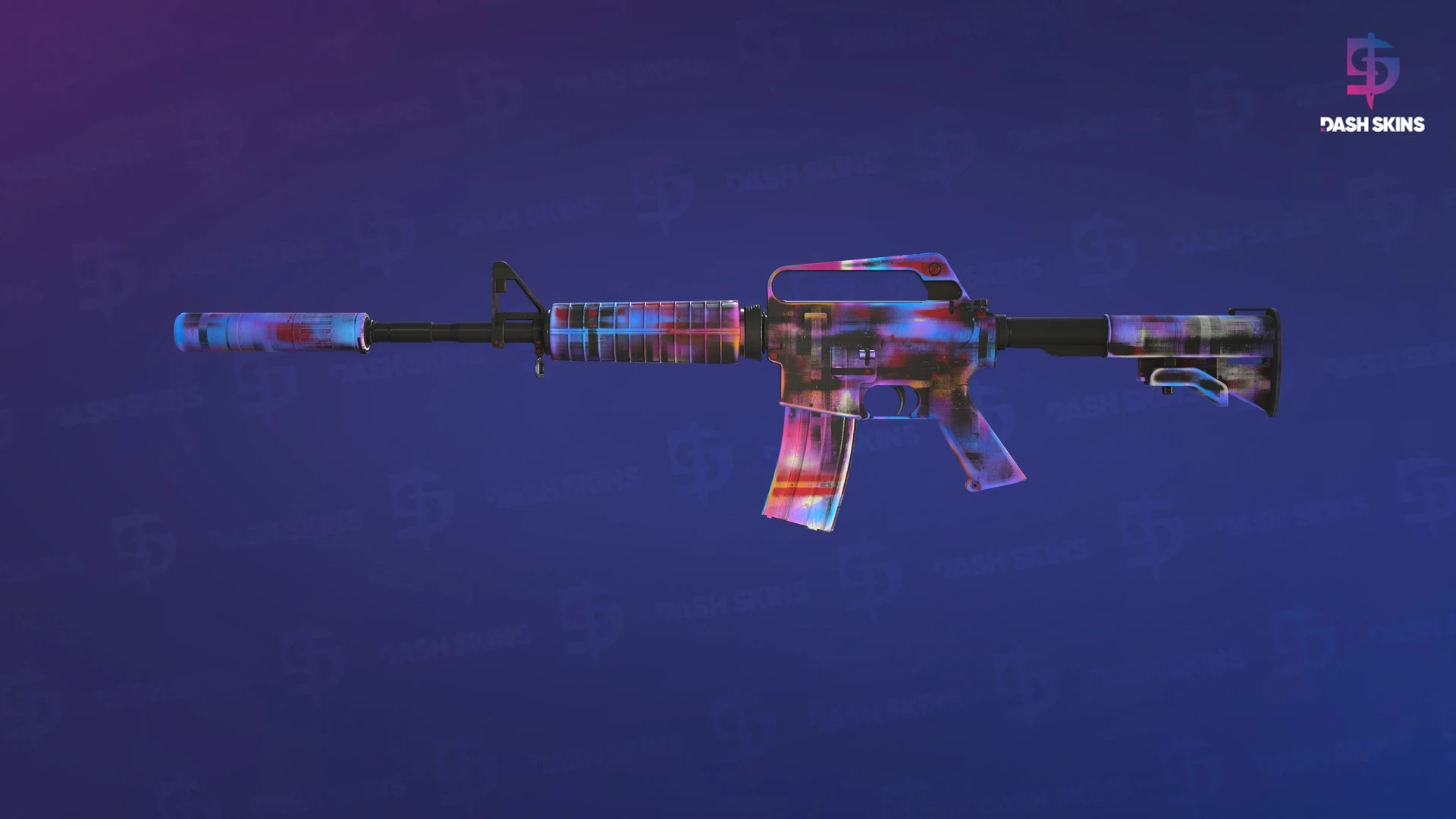M4A1-S | Glitched Paint (Minimal Wear) Screenshot Playside