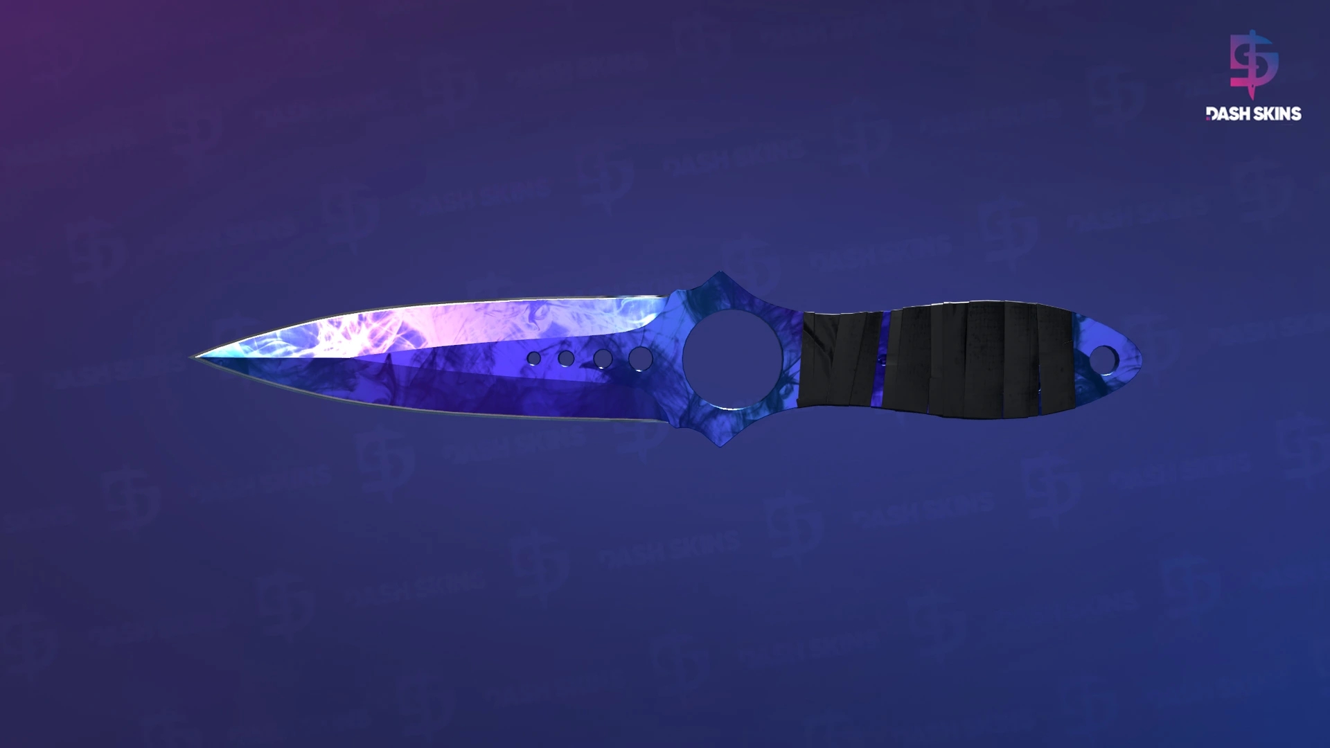★ Skeleton Knife | Doppler (Factory New) - Sapphire Screenshot Playside