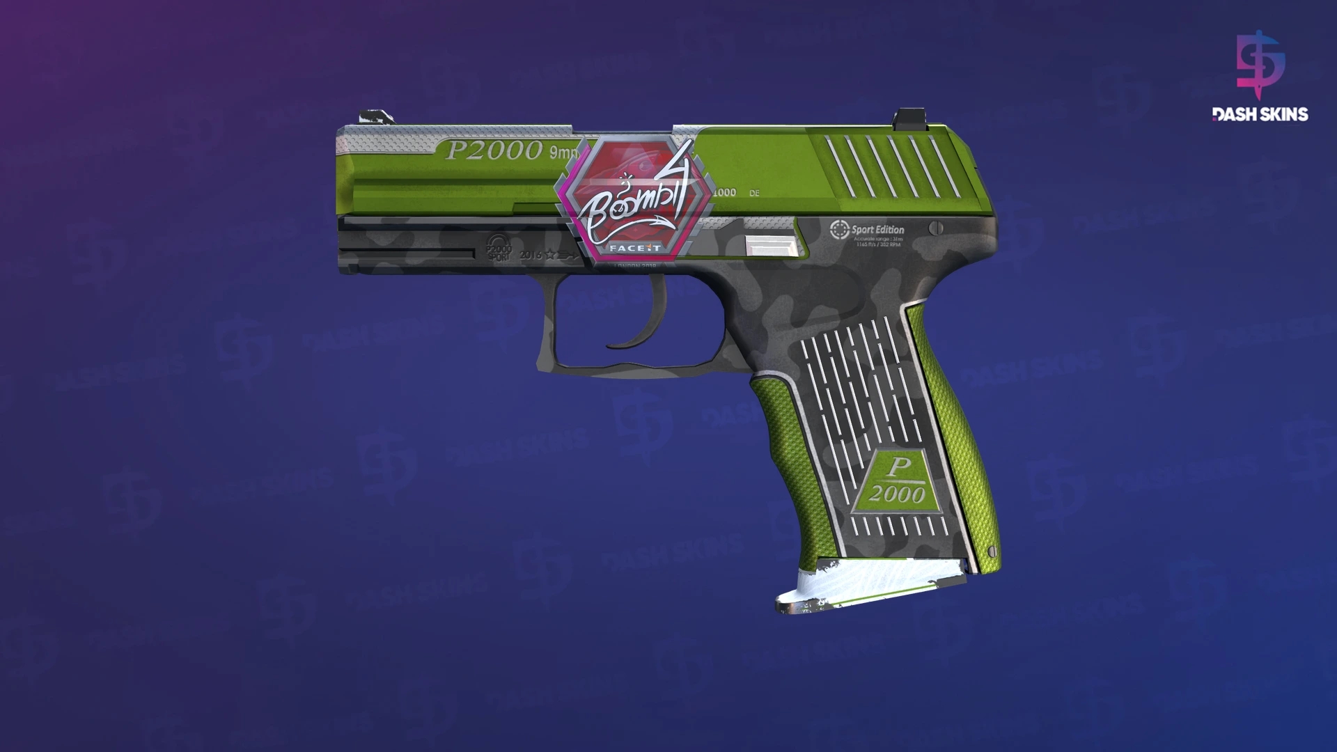 P2000 | Turf (Minimal Wear) Screenshot Playside