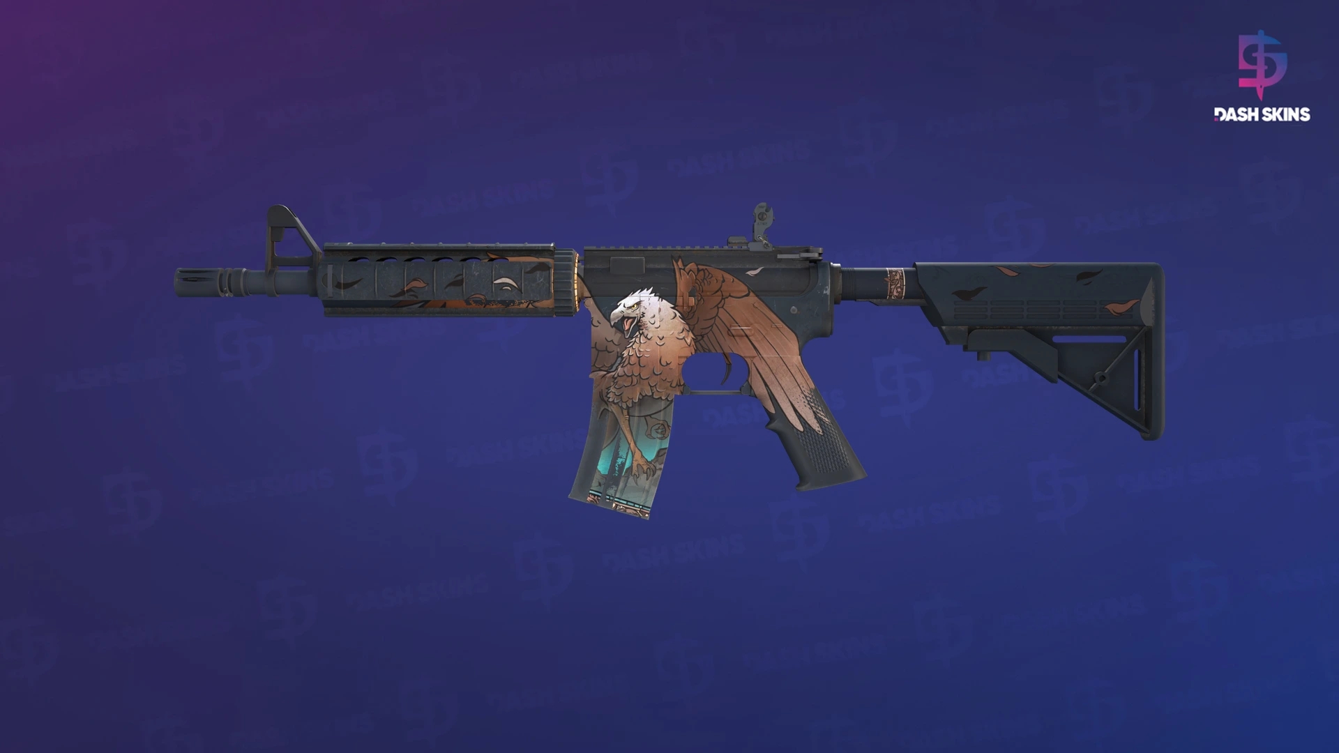 M4A4 | Griffin (Well-Worn) Screenshot Playside