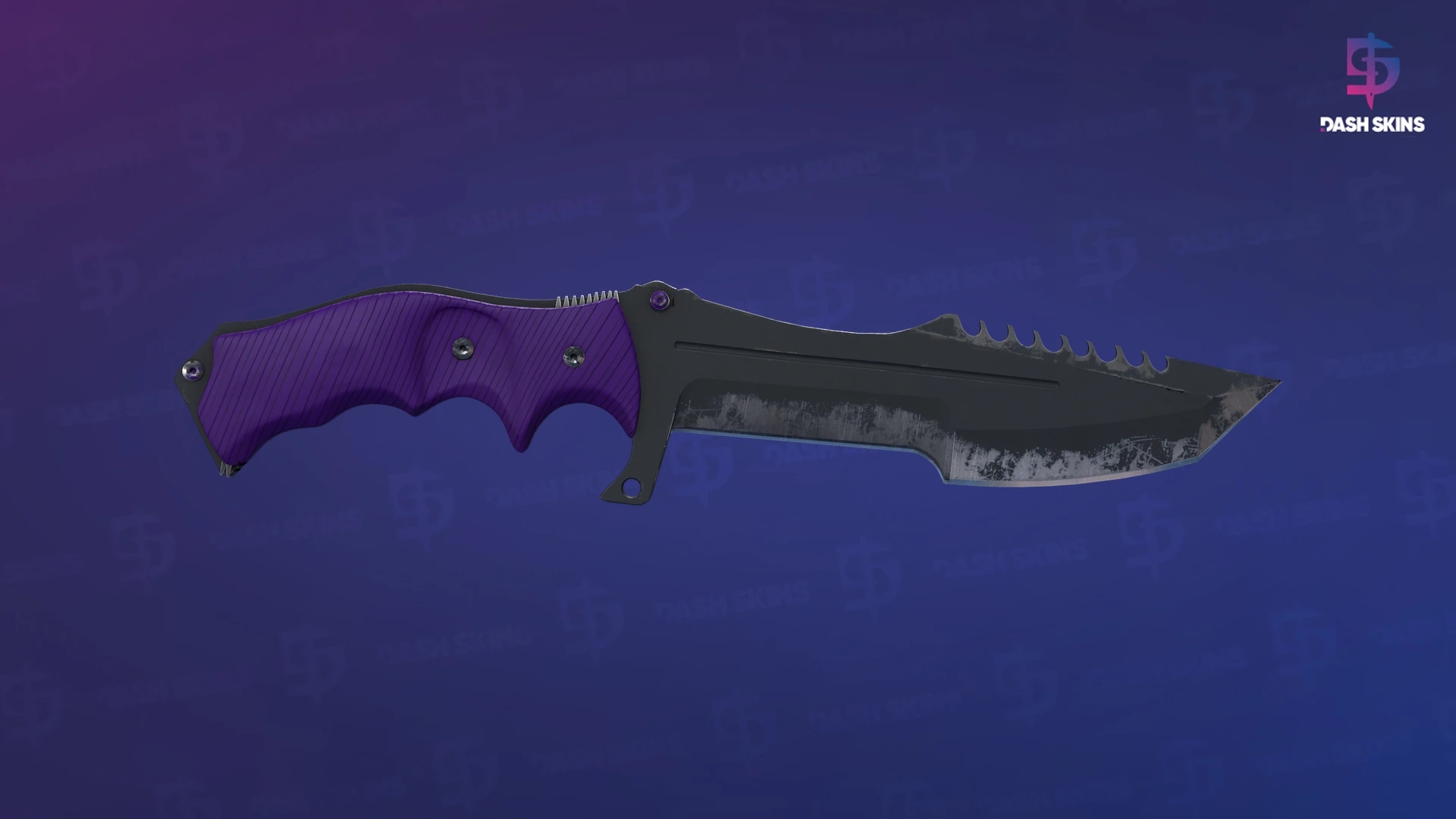 ★ Huntsman Knife | Ultraviolet (Field-Tested) Screenshot Playside