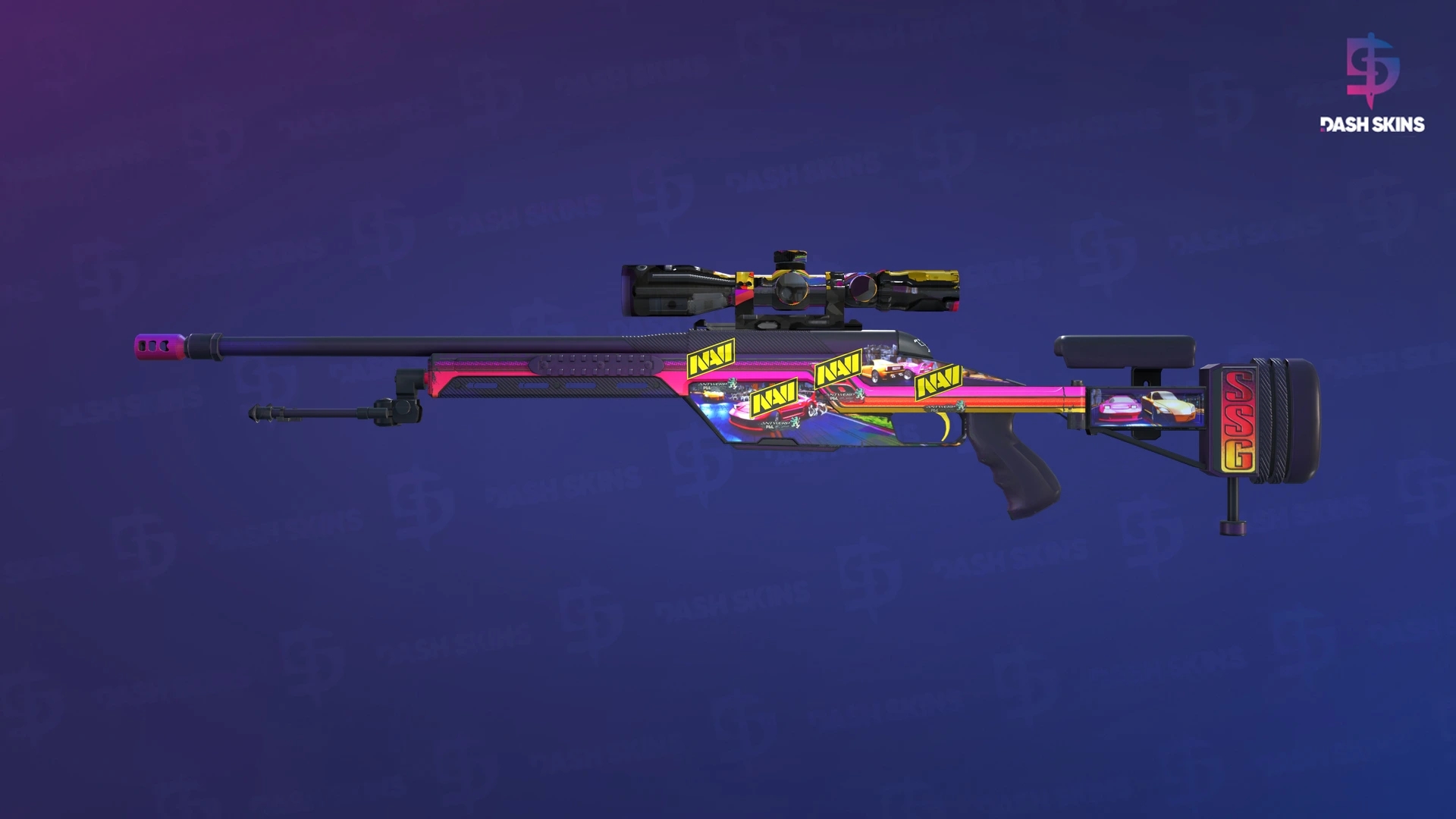 SSG 08 | Turbo Peek (Minimal Wear) Screenshot Playside