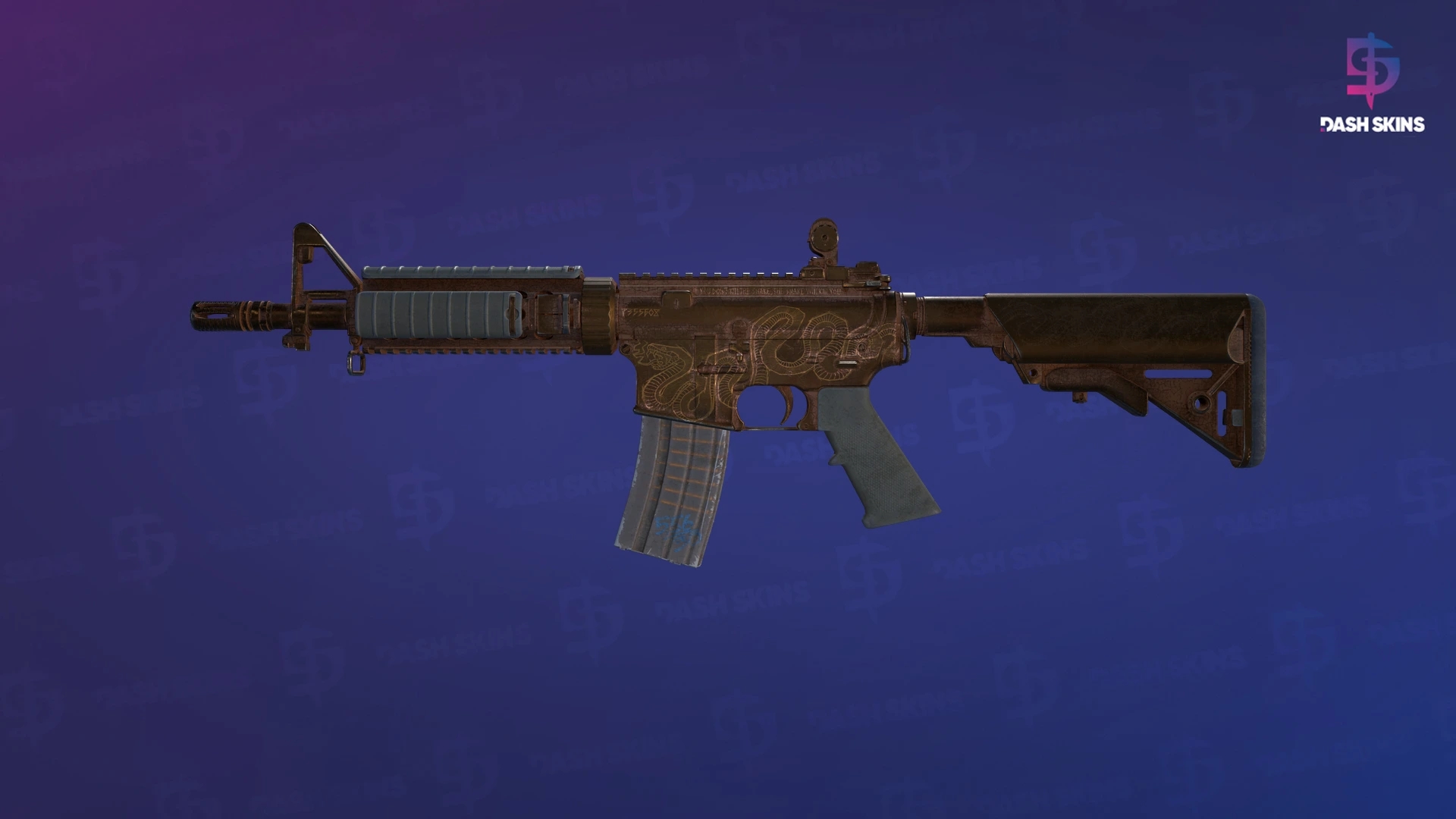 M4A4 | Etch Lord (Battle-Scarred) Screenshot Playside