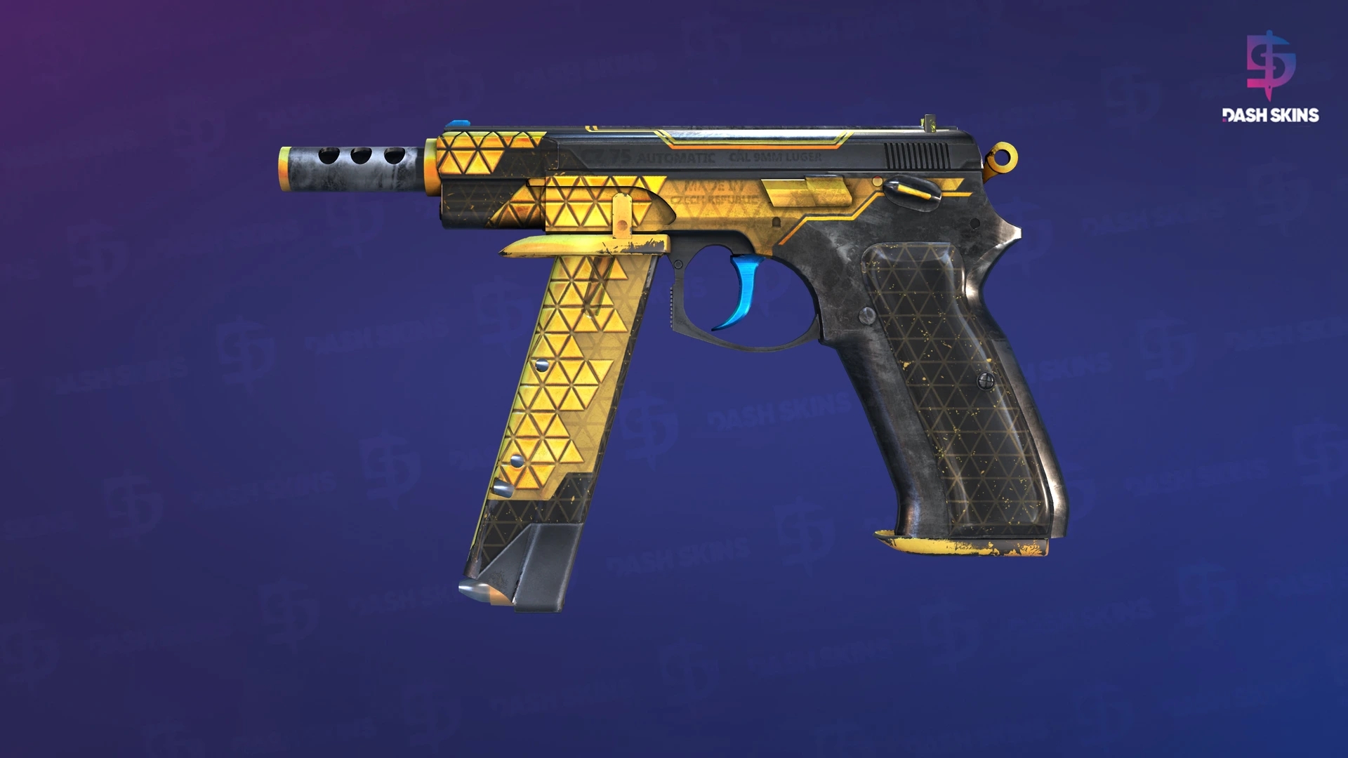 CZ75-Auto | Syndicate (Field-Tested) Screenshot Playside