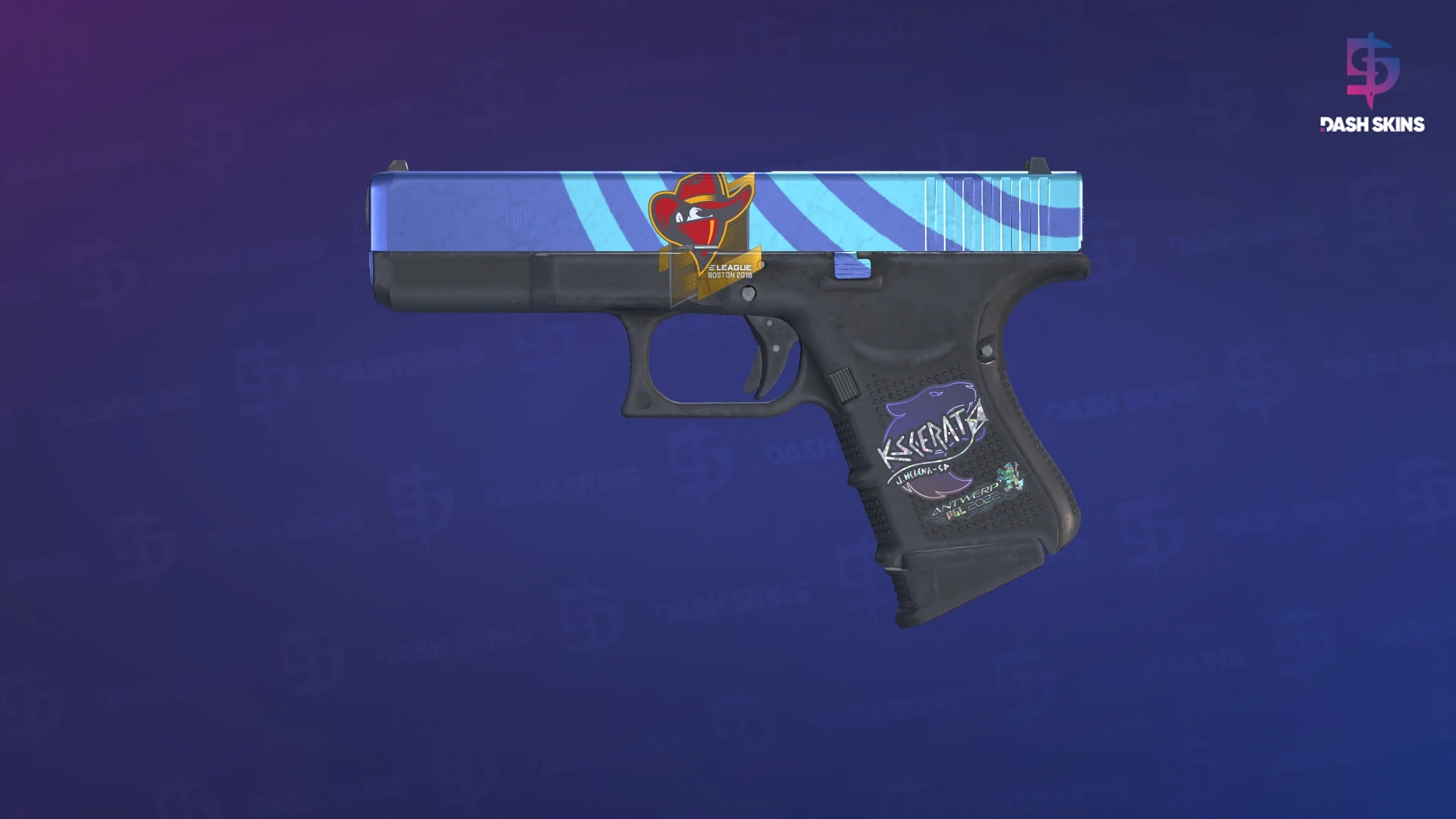 Glock-18 | High Beam (Minimal Wear) Screenshot Playside