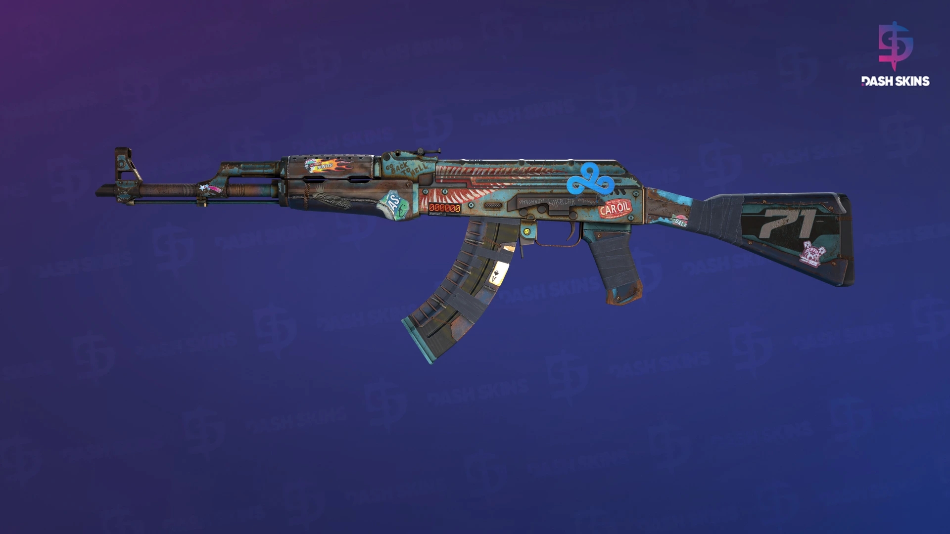 StatTrak™ AK-47 | Rat Rod (Field-Tested) Screenshot Playside