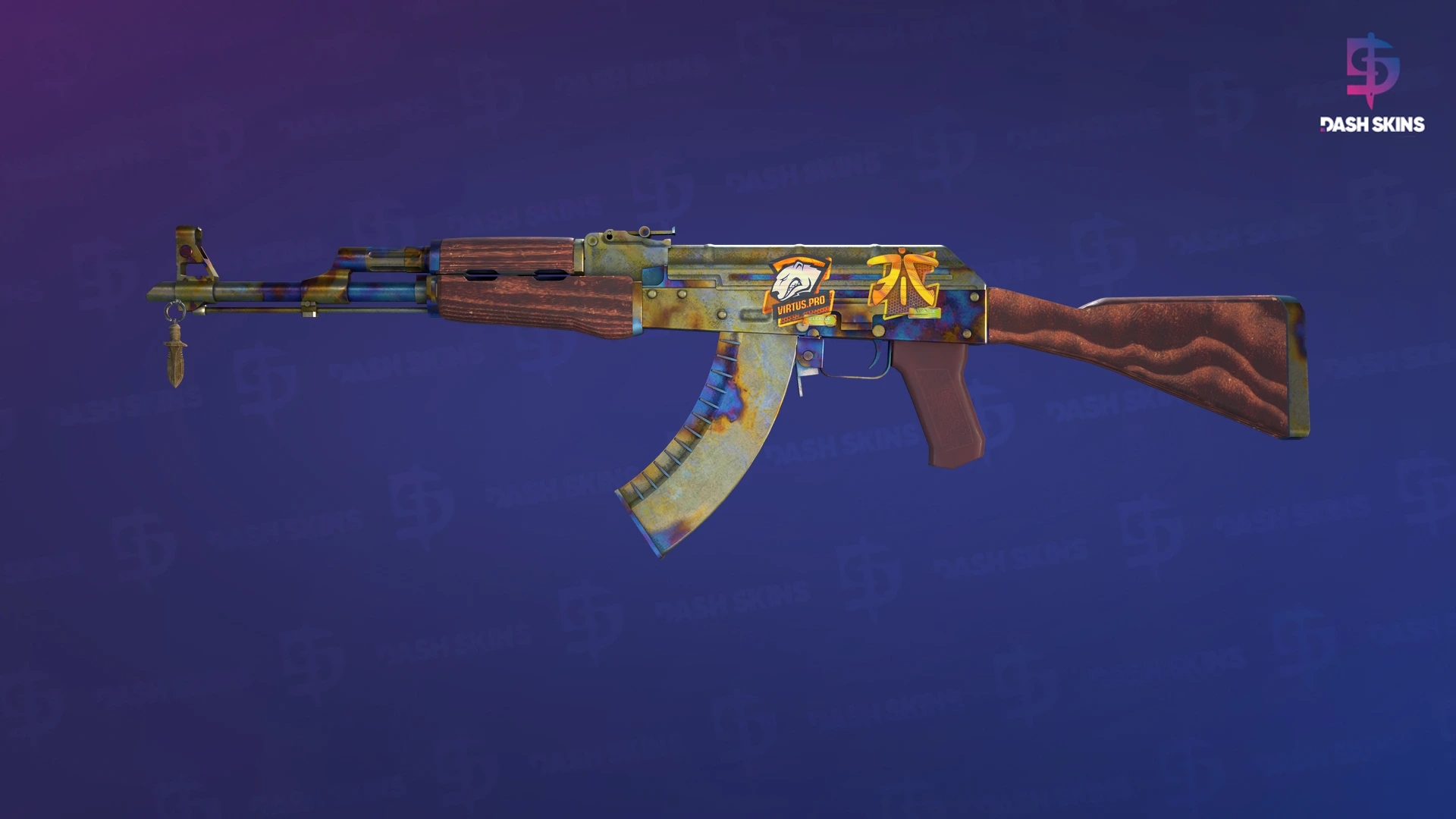 AK-47 | Case Hardened (Well-Worn) Screenshot Playside