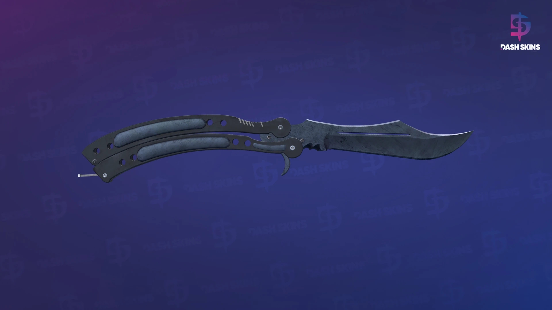 ★ Butterfly Knife | Blue Steel (Field-Tested) Screenshot Playside