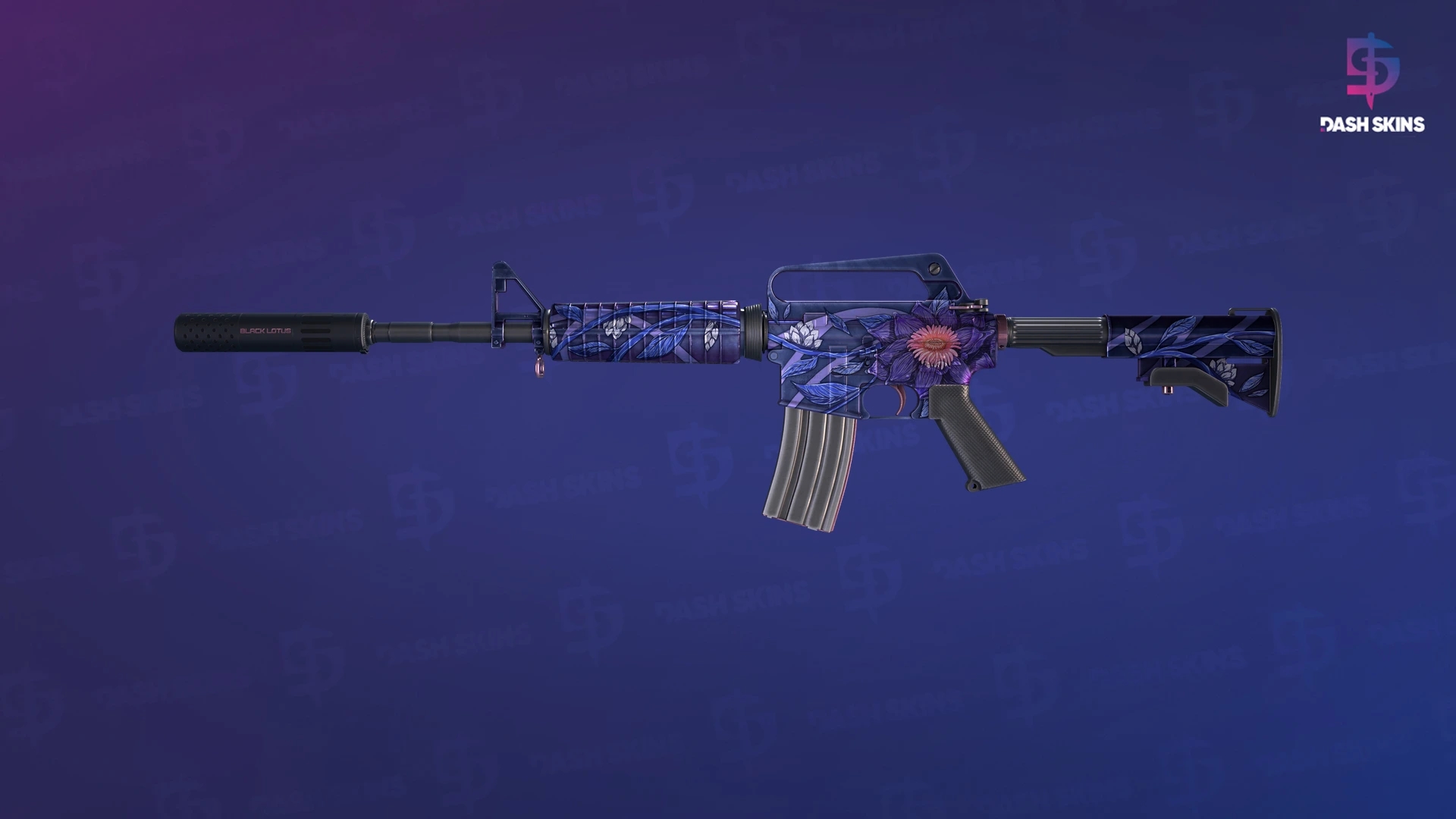 M4A1-S | Black Lotus (Minimal Wear) Screenshot Playside