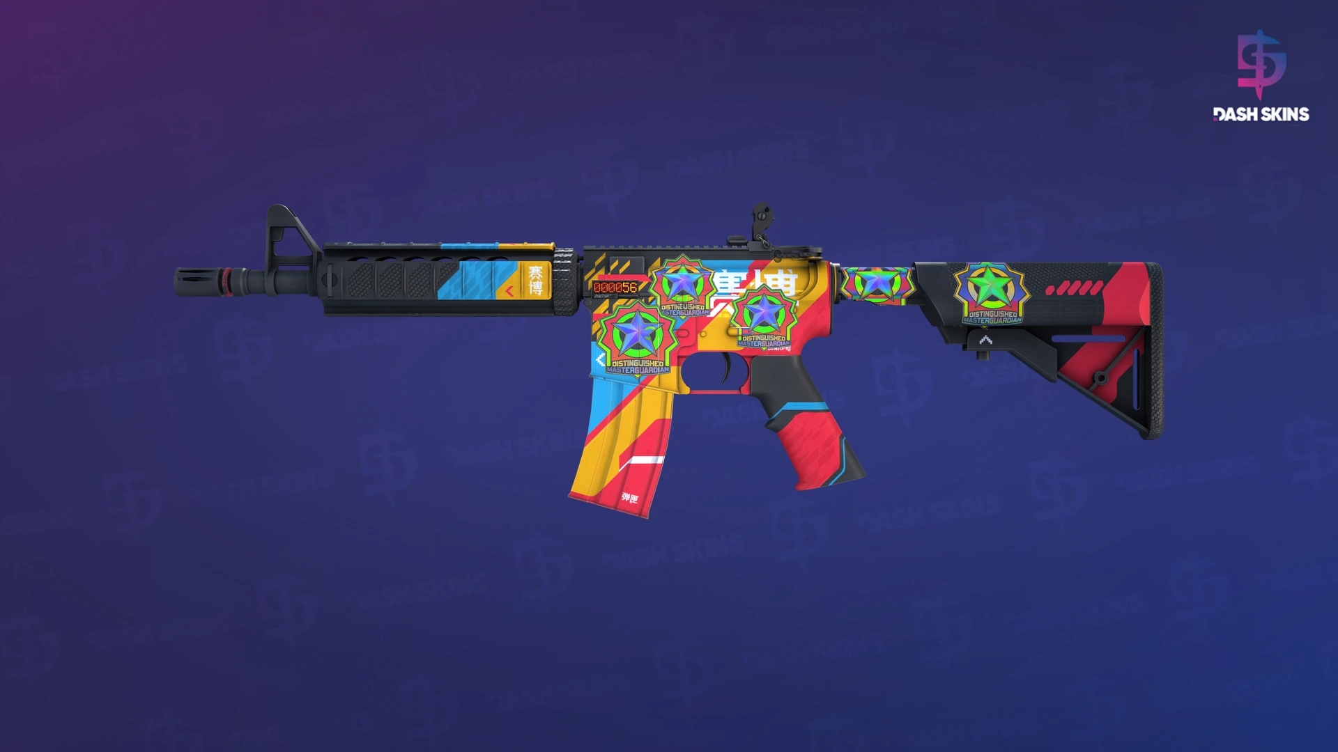 StatTrak™ M4A4 | Cyber Security (Factory New) Screenshot Playside