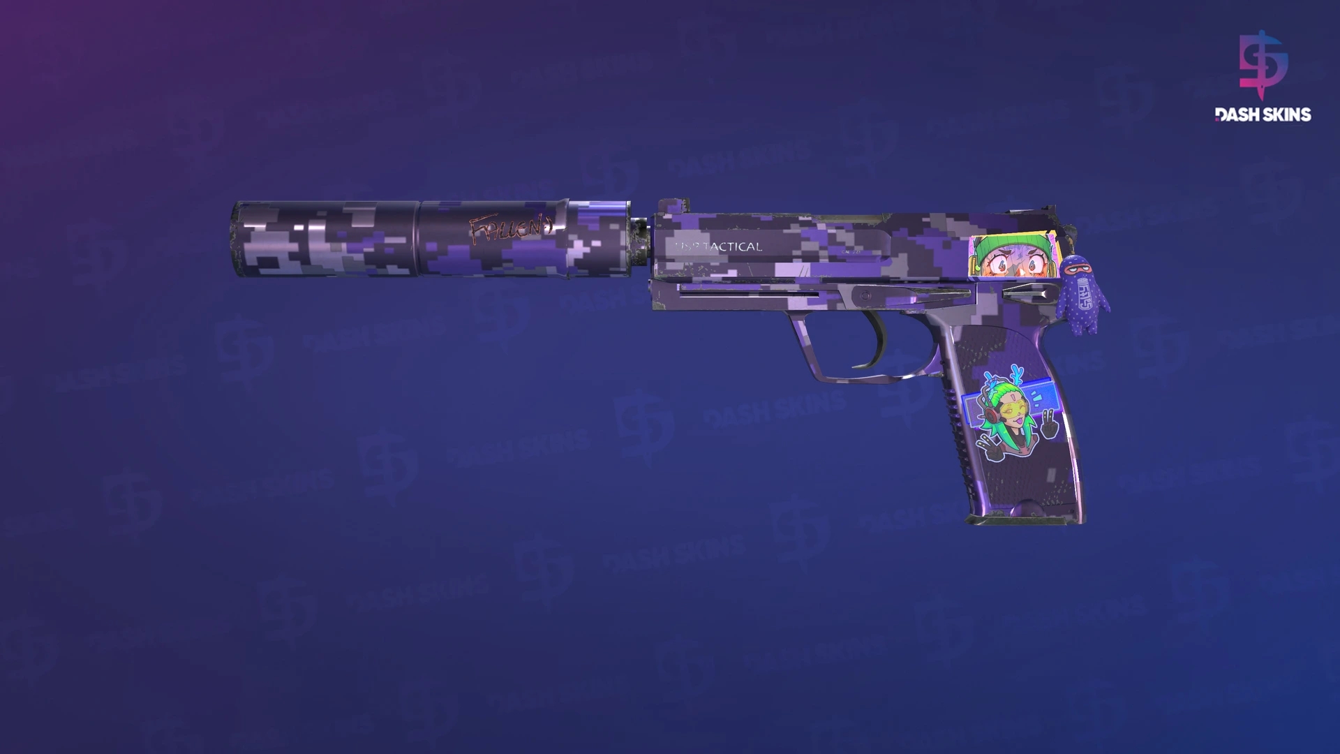 Souvenir USP-S | Purple DDPAT (Minimal Wear) Screenshot Playside