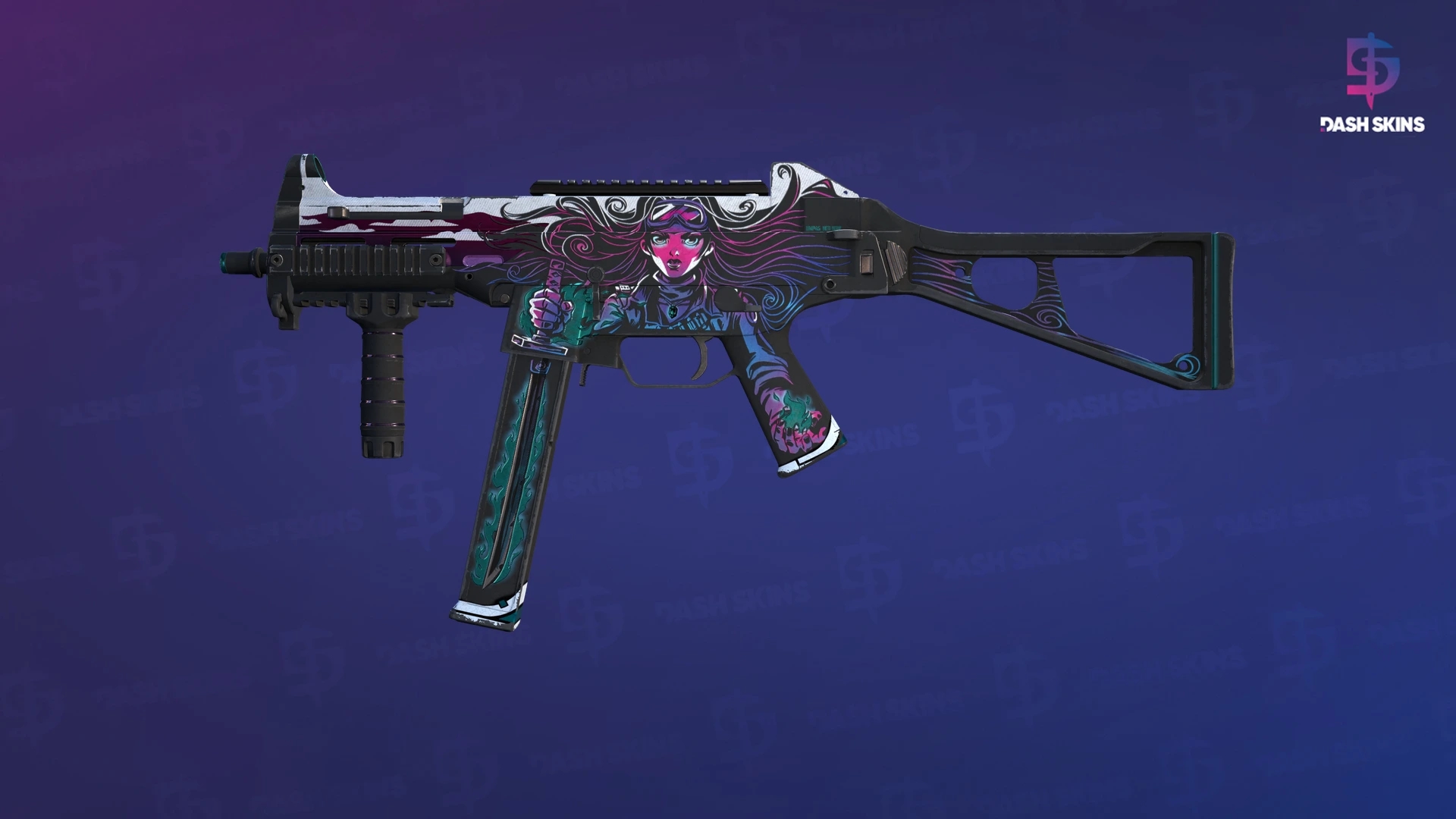UMP-45 | Neo-Noir (Field-Tested) Screenshot Playside