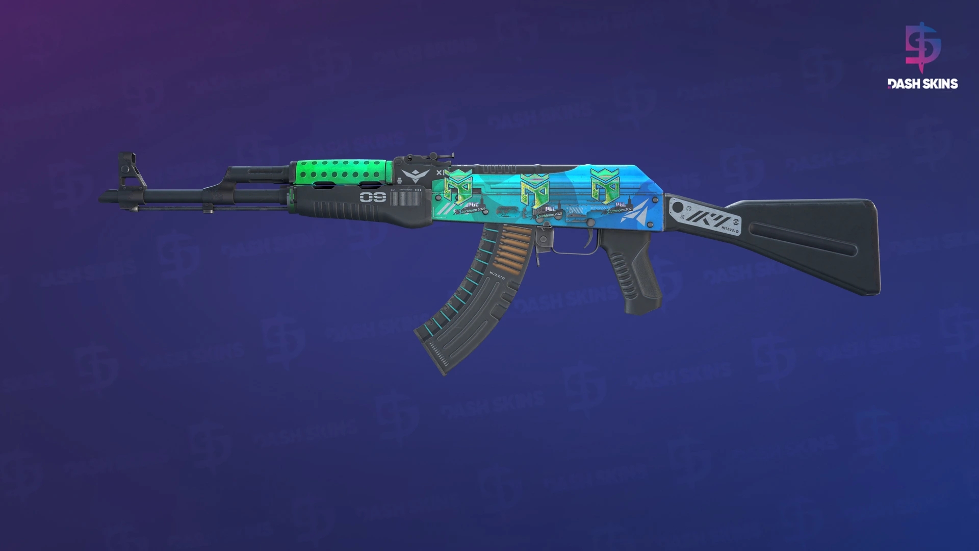 AK-47 | Ice Coaled (Field-Tested) Screenshot Playside