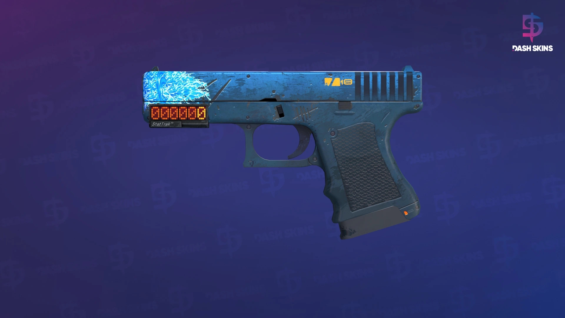 StatTrak™ Glock-18 | Off World (Well-Worn) Screenshot Playside