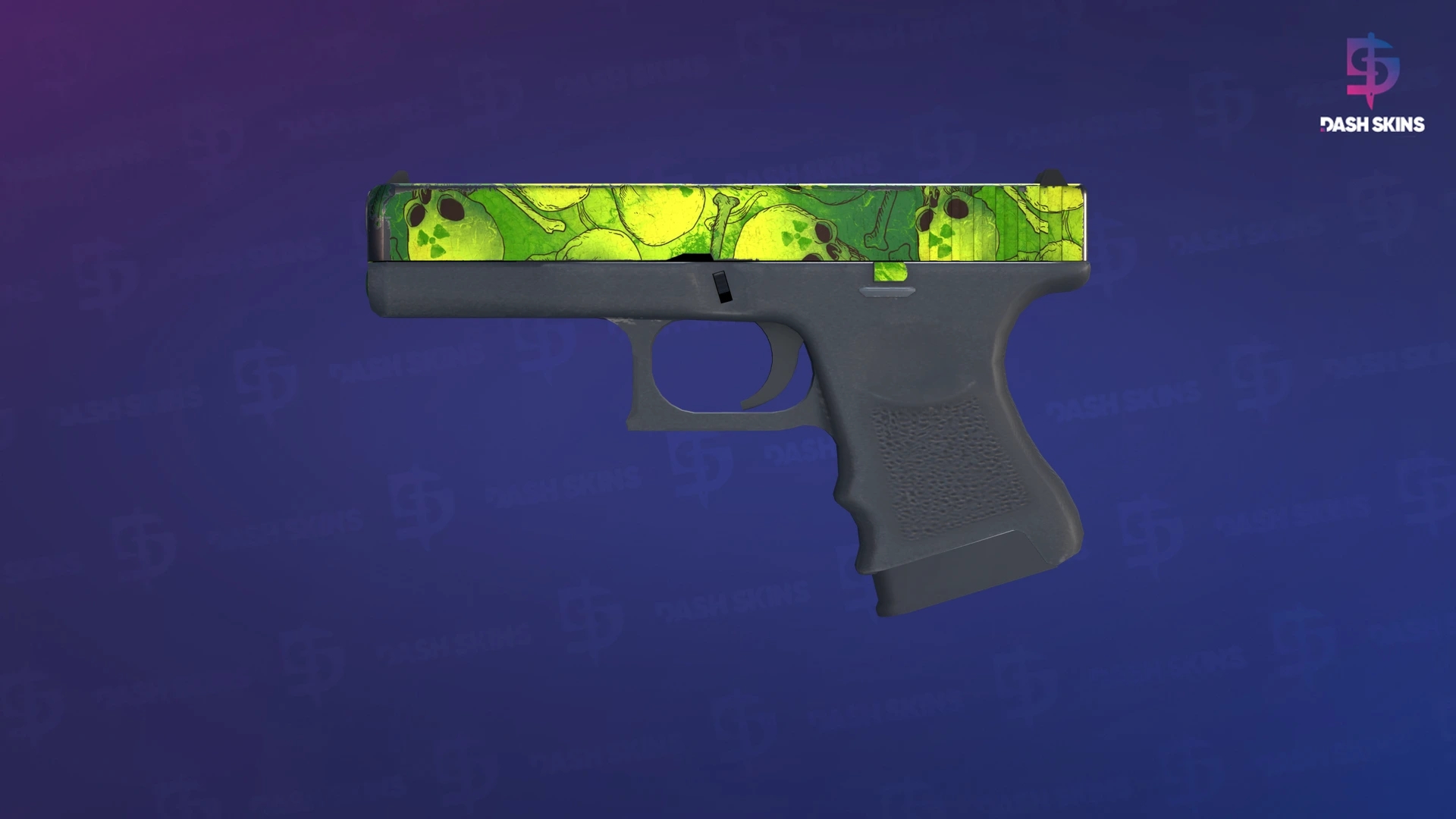 Glock-18 | Nuclear Garden (Well-Worn) Screenshot Playside