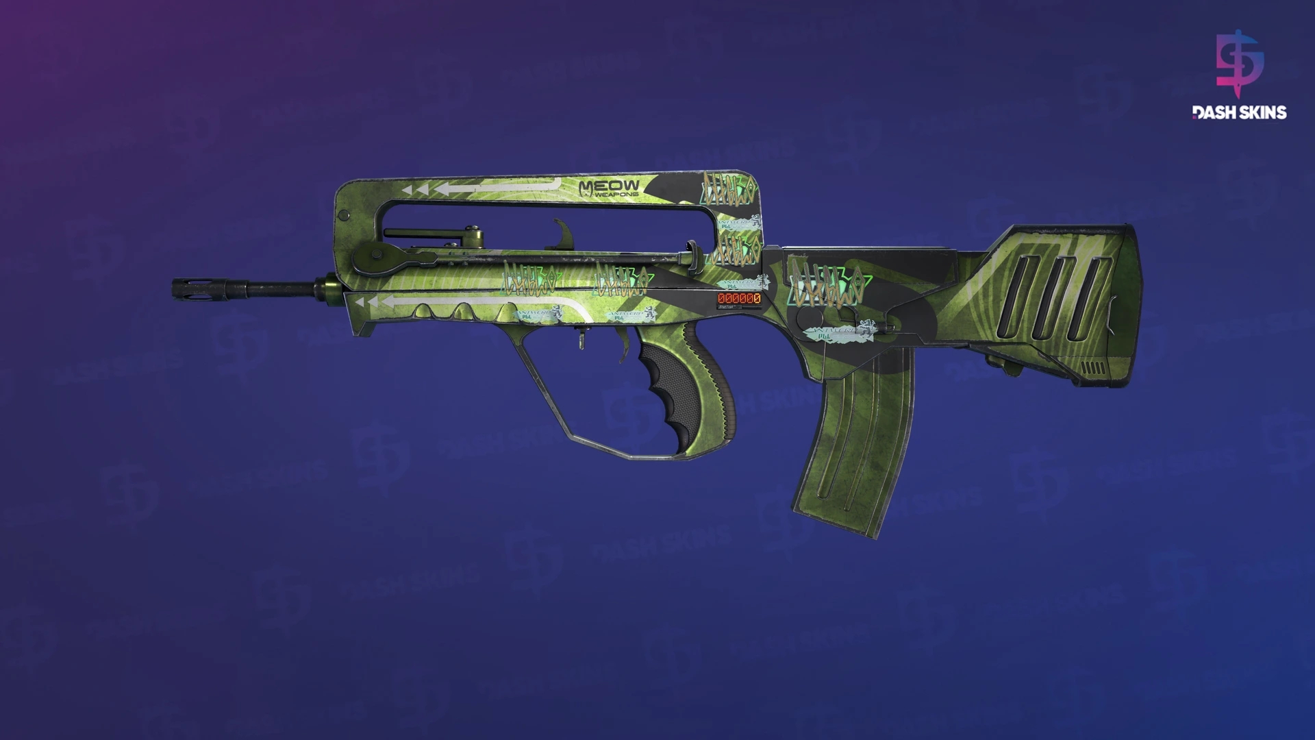 StatTrak™ FAMAS | Meow 36 (Minimal Wear) Screenshot Playside