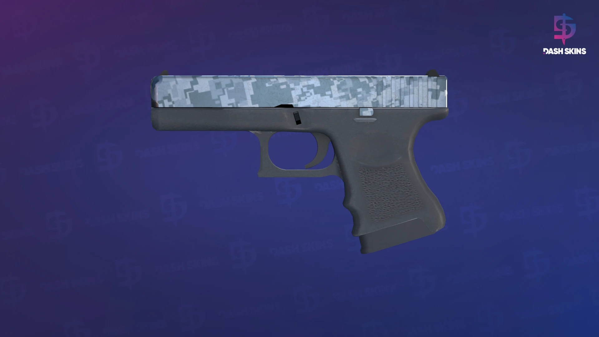 Glock-18 | Steel Disruption (Minimal Wear) Screenshot Playside