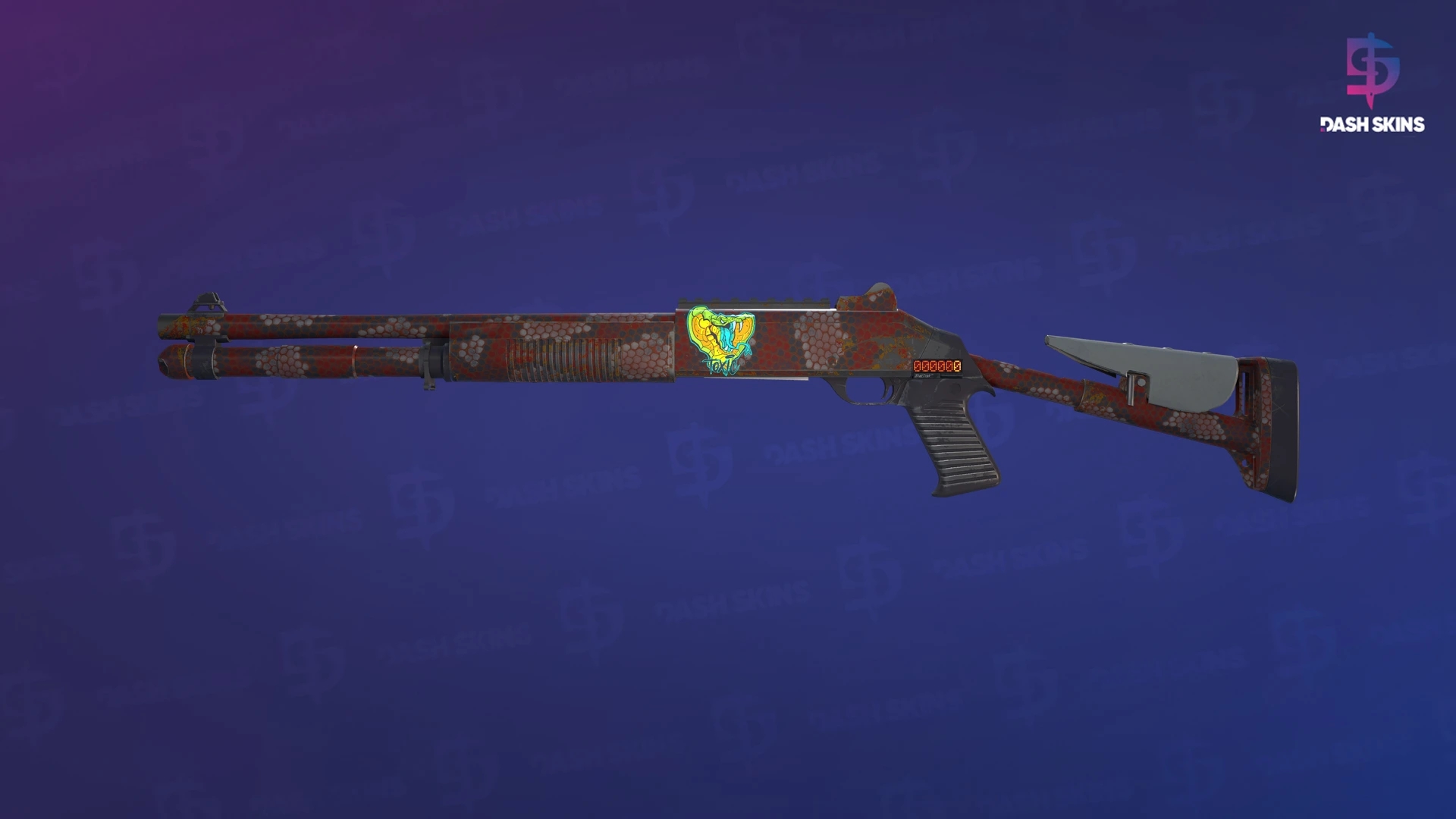 StatTrak™ XM1014 | Red Python (Minimal Wear) Screenshot Playside