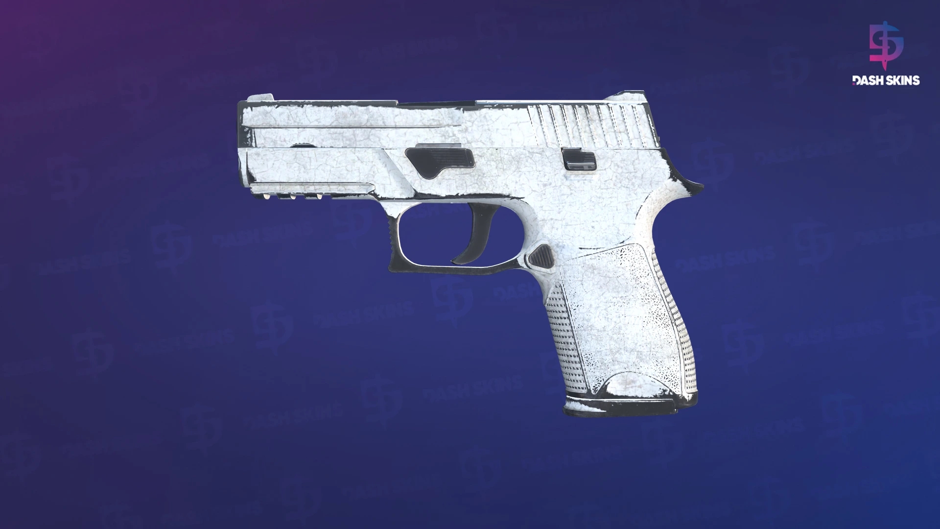 P250 | Whiteout (Battle-Scarred) Screenshot Playside