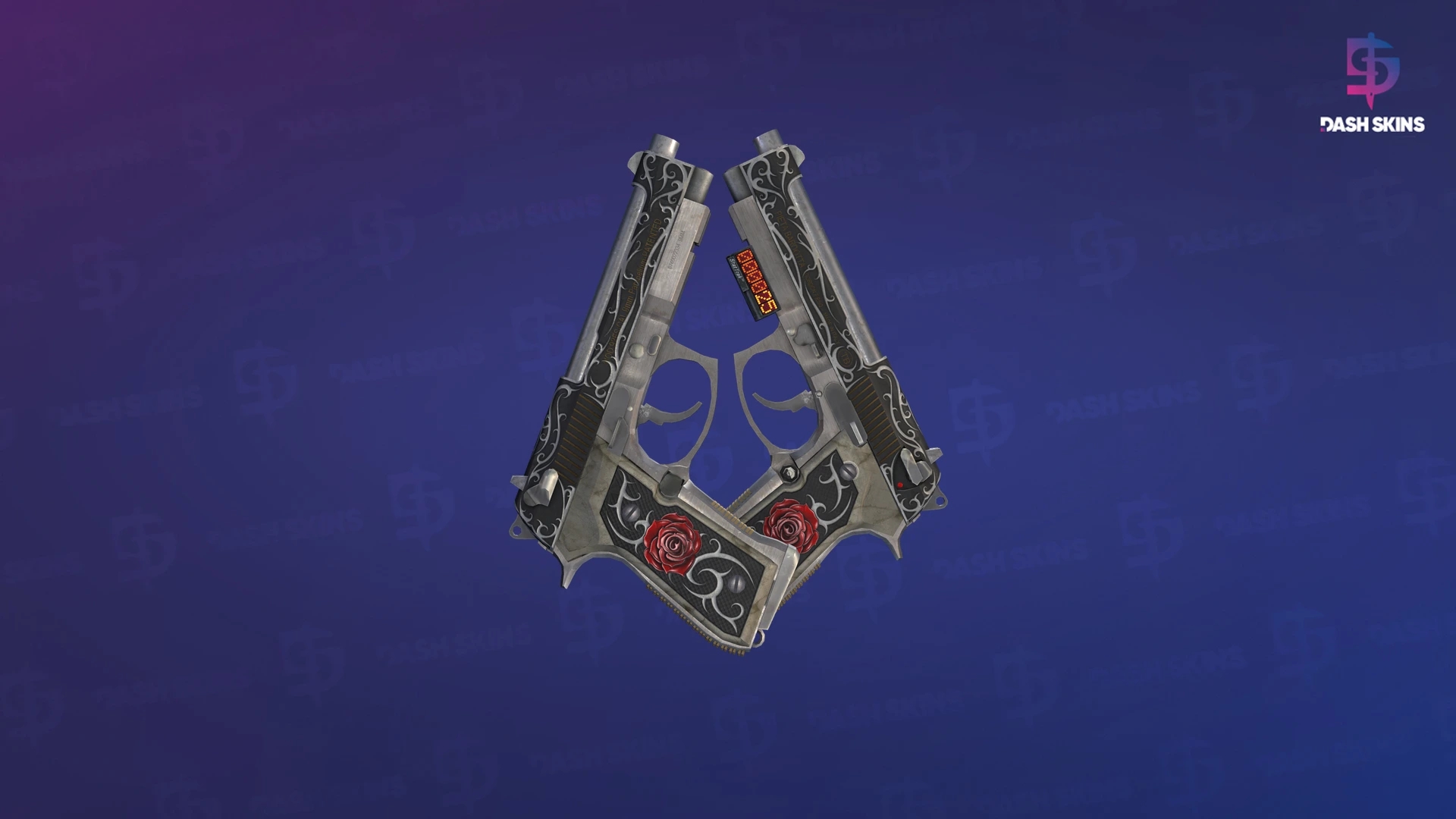 StatTrak™ Dual Berettas | Balance (Battle-Scarred) Screenshot Playside