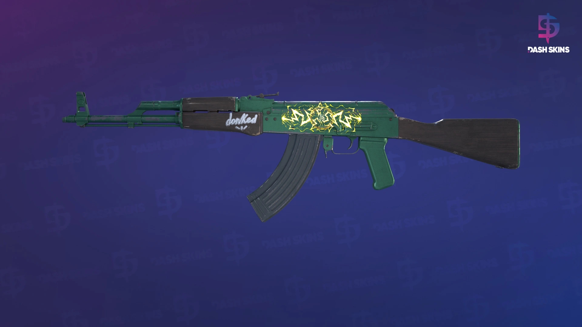 AK-47 | Wintergreen (Field-Tested) Screenshot Playside