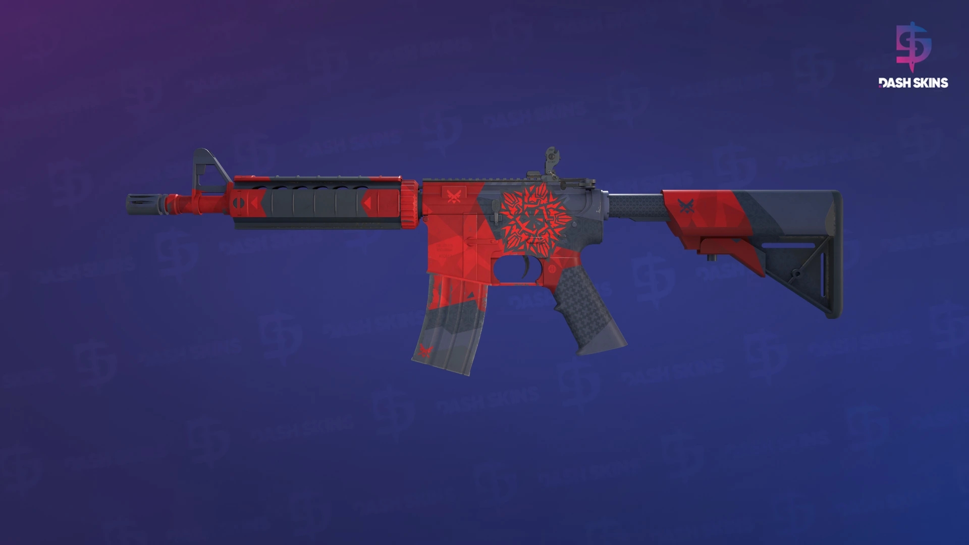 M4A4 | Evil Daimyo (Minimal Wear) Screenshot Playside