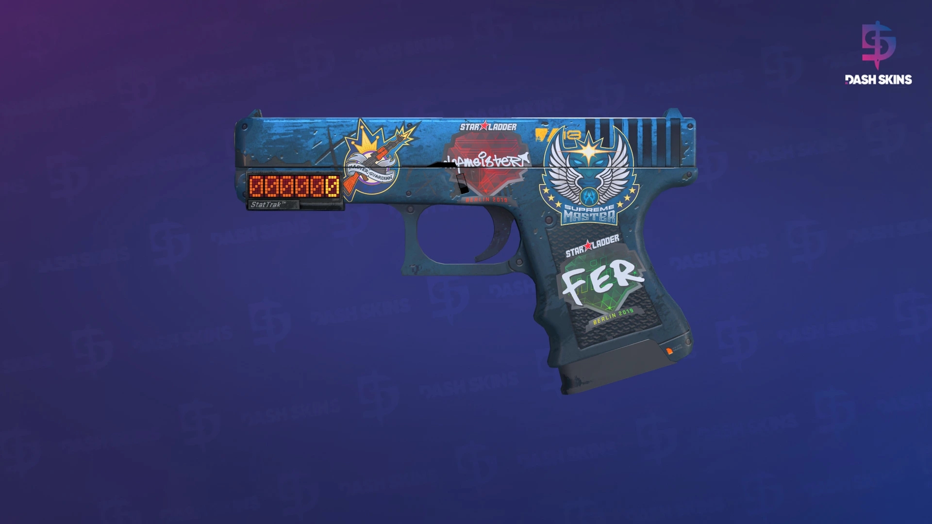 StatTrak™ Glock-18 | Off World (Well-Worn) Screenshot Playside