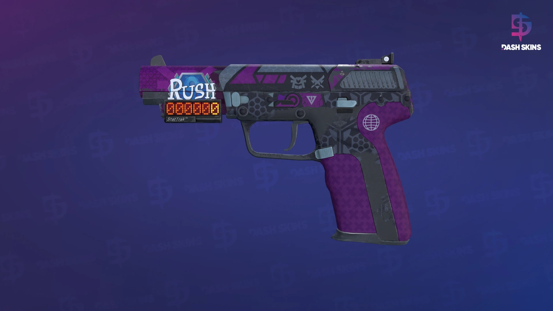 StatTrak™ Five-SeveN | Violent Daimyo (Battle-Scarred) Screenshot Playside