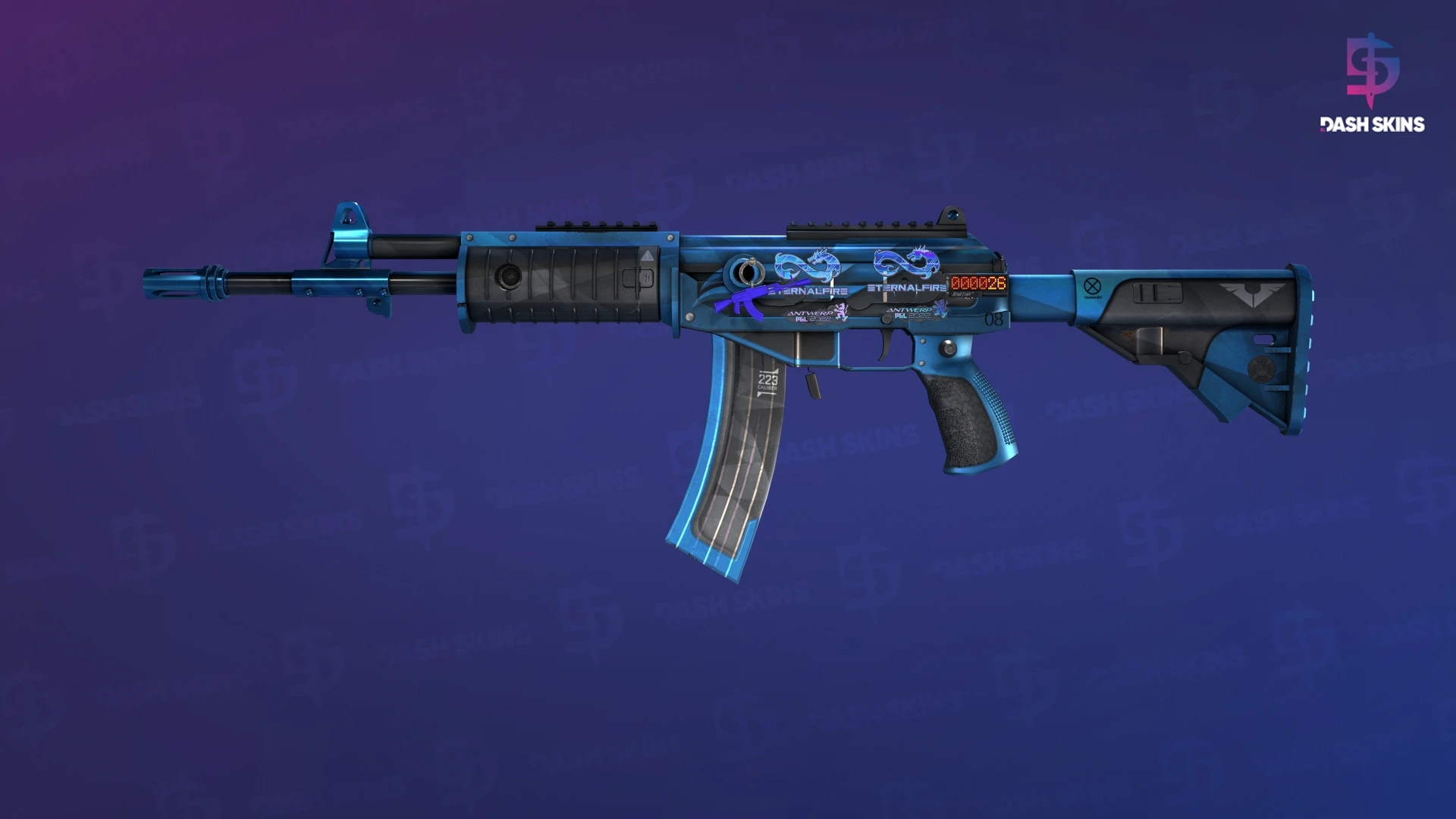 StatTrak™ Galil AR | Stone Cold (Minimal Wear) Screenshot Playside