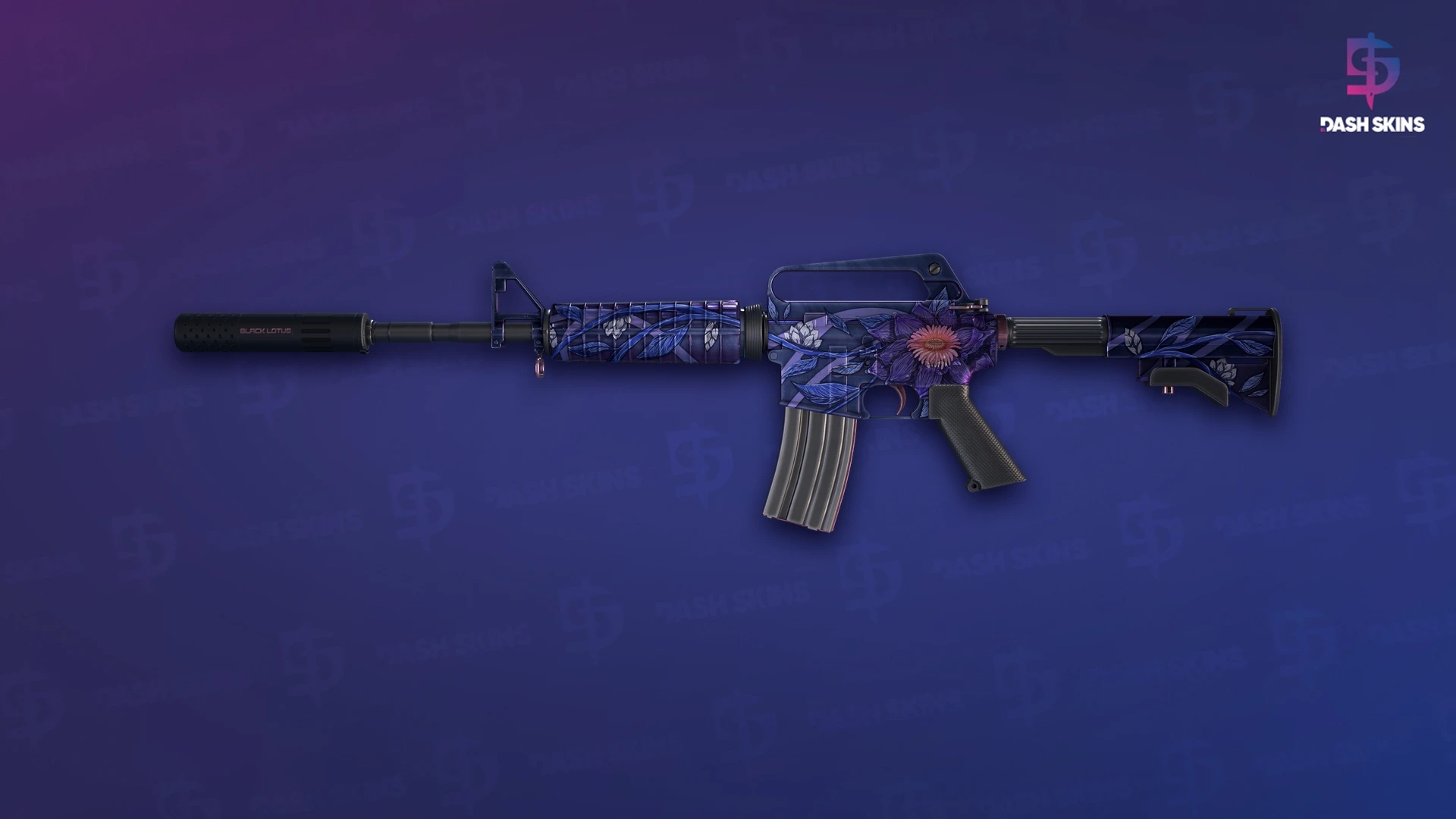 M4A1-S | Black Lotus (Minimal Wear) Screenshot Playside
