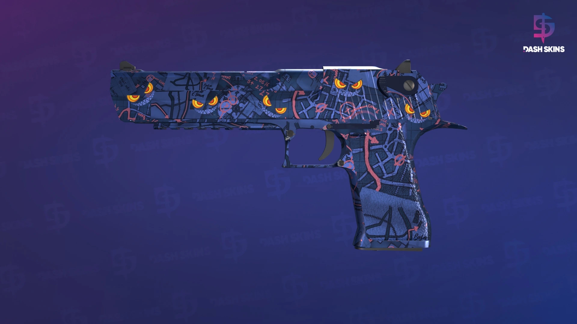 Desert Eagle | Night Heist (Factory New) Screenshot Playside