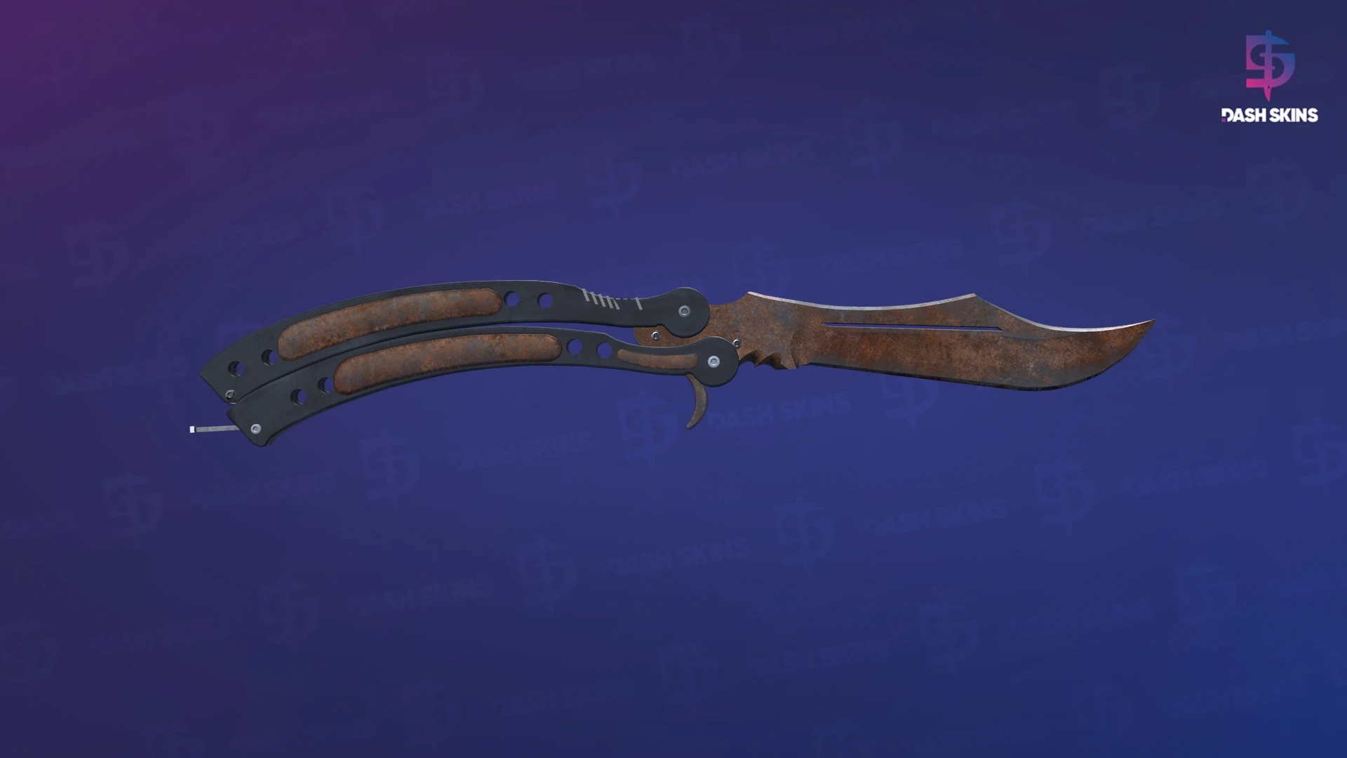 ★ Butterfly Knife | Rust Coat (Battle-Scarred) Screenshot Playside