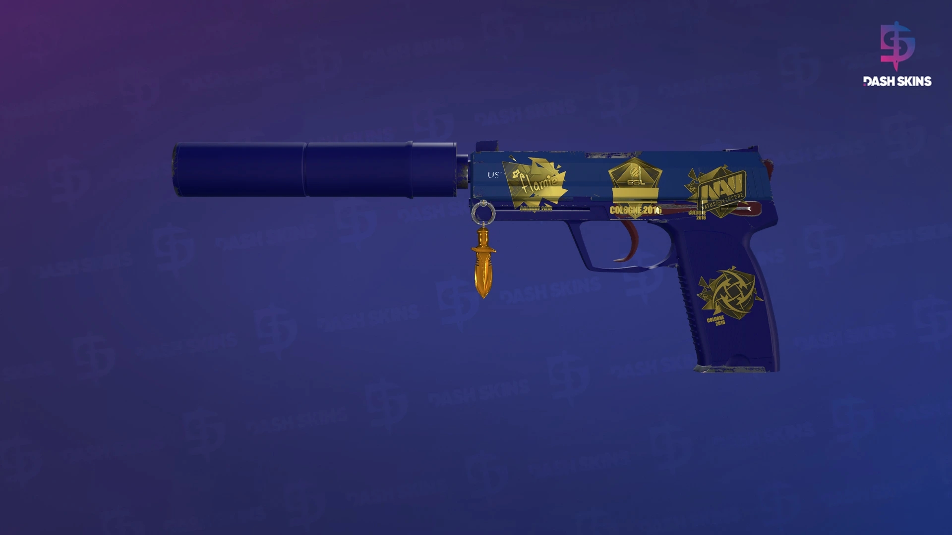 Souvenir USP-S | Royal Blue (Factory New) Screenshot Playside