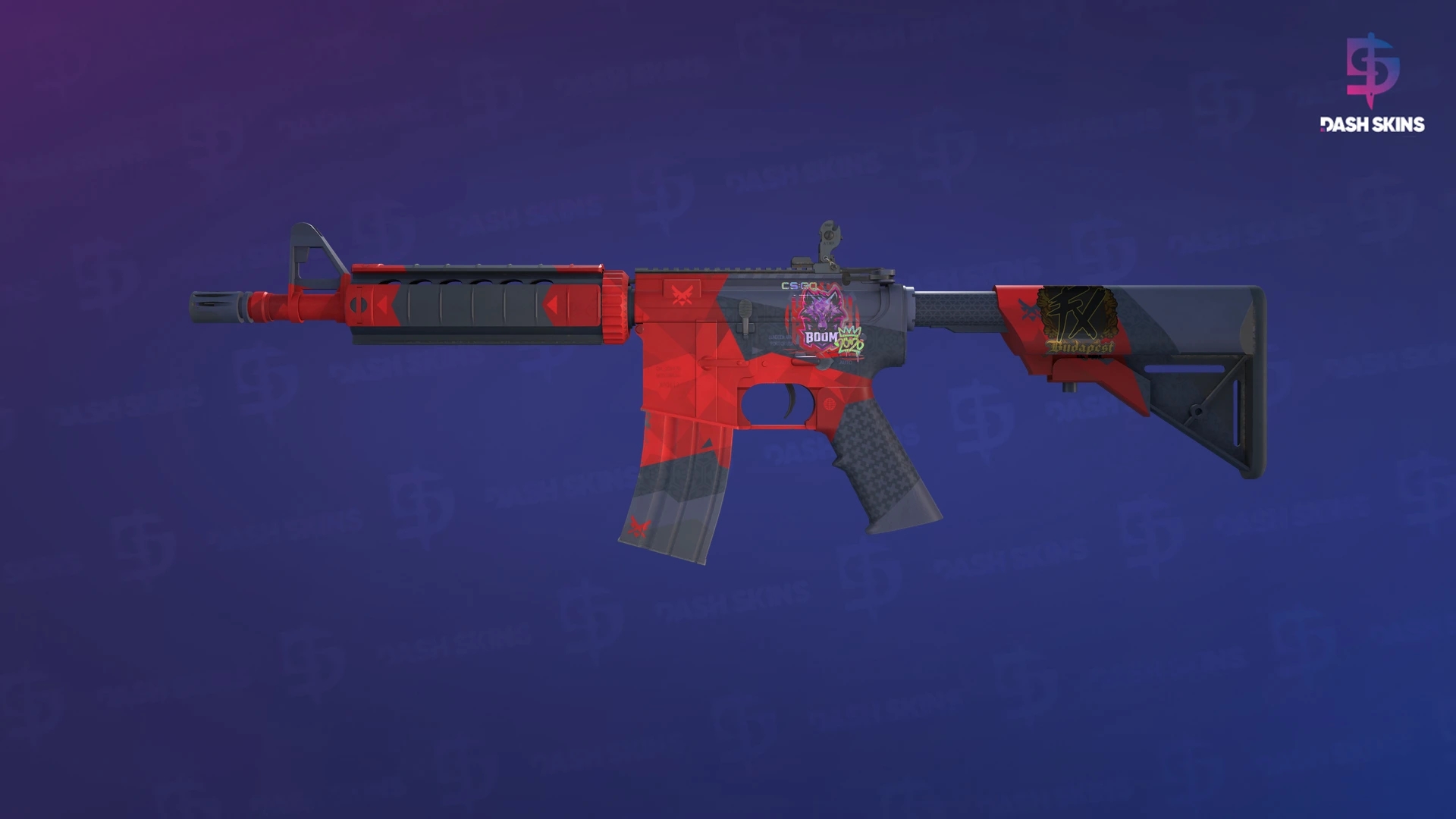 M4A4 | Evil Daimyo (Minimal Wear) Screenshot Playside