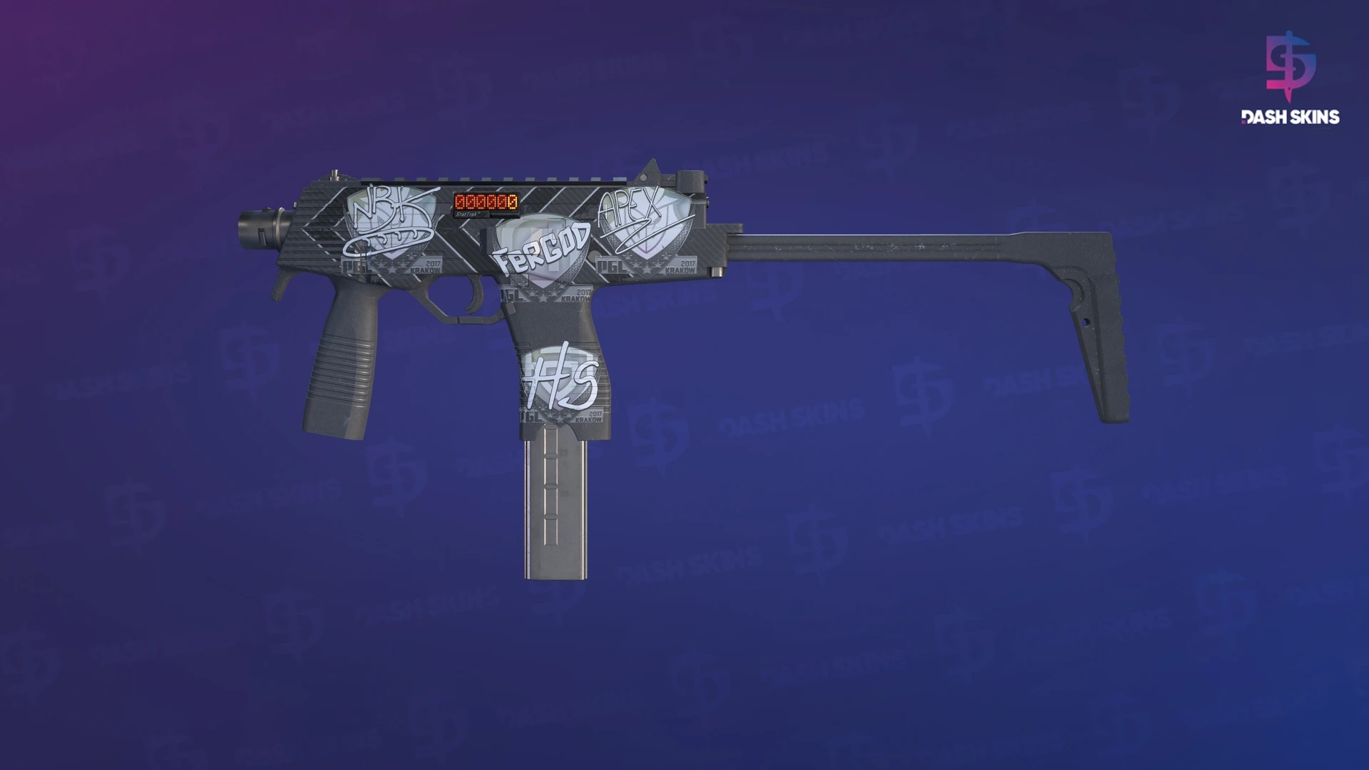 StatTrak™ MP9 | Dart (Field-Tested) Screenshot Playside