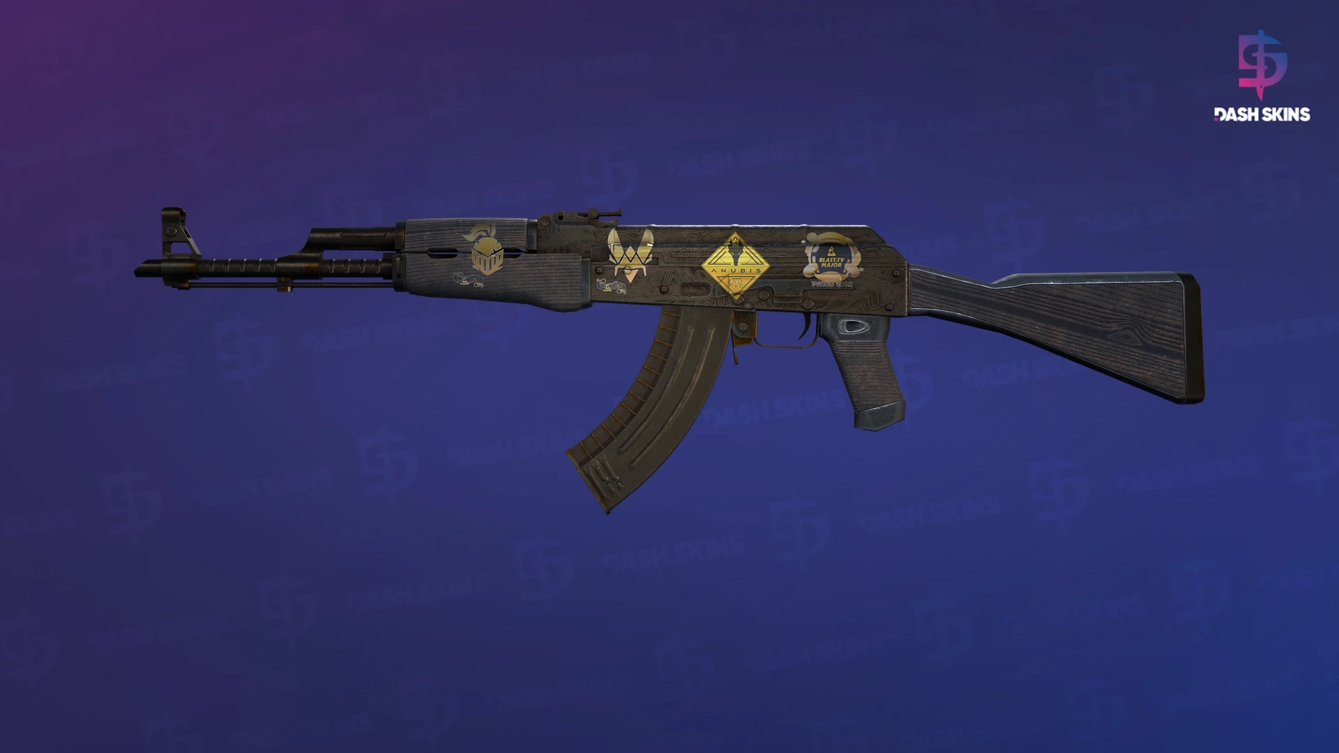 Souvenir AK-47 | Steel Delta (Battle-Scarred) Screenshot Playside