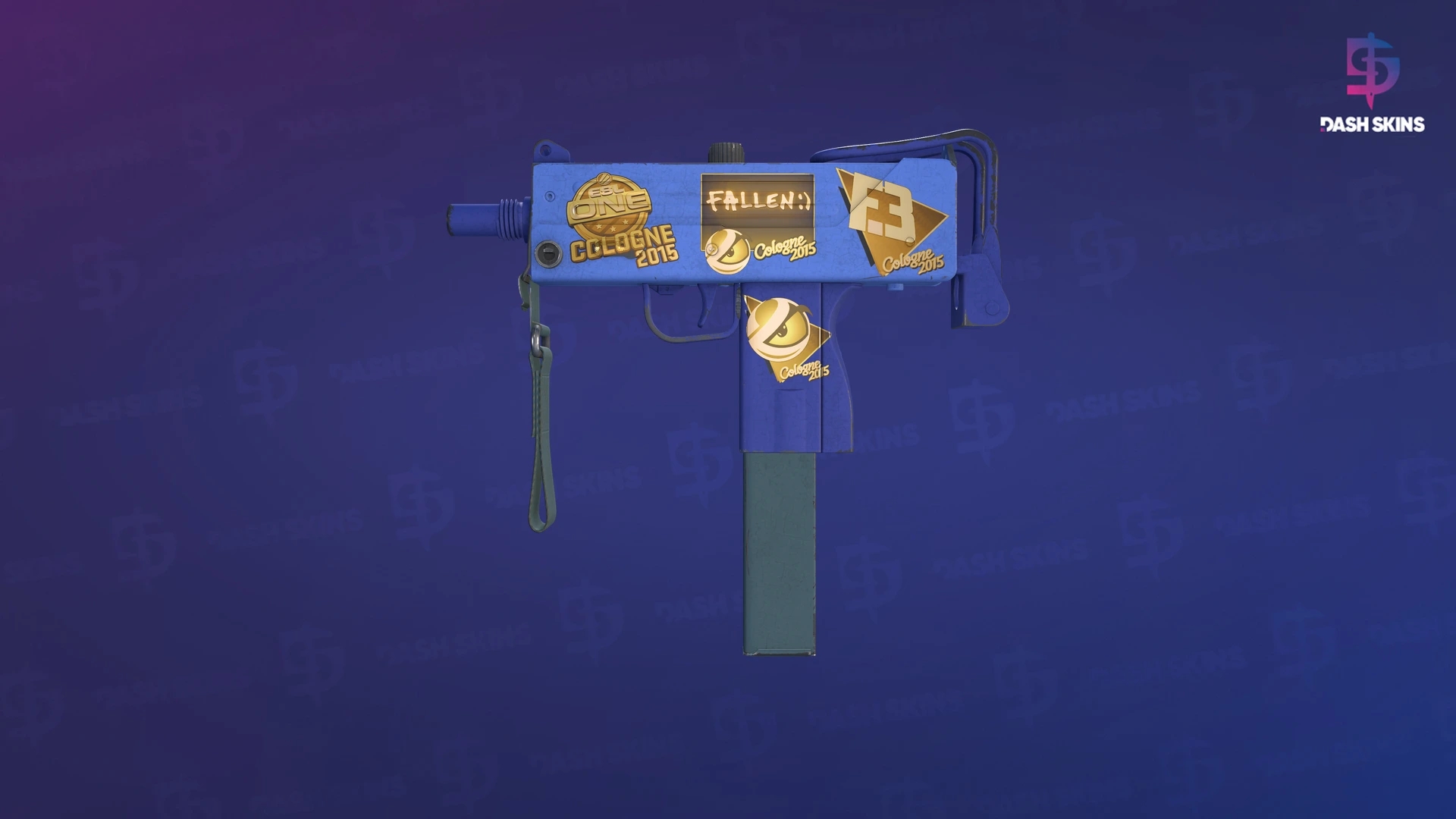 Souvenir MAC-10 | Indigo (Field-Tested) Screenshot Playside