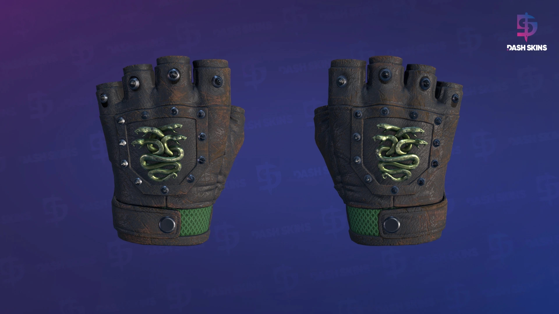 ★ Hydra Gloves | Emerald (Well-Worn) Screenshot Playside