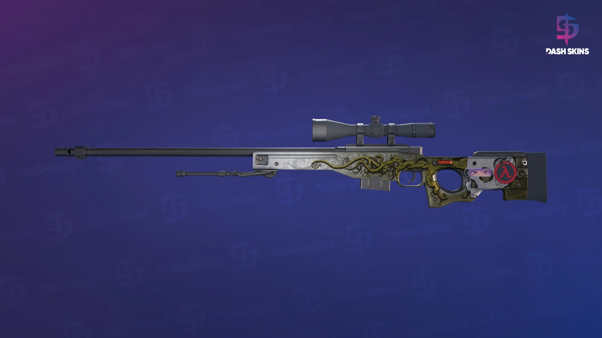 StatTrak™ AWP | Worm God (Field-Tested) Screenshot Playside